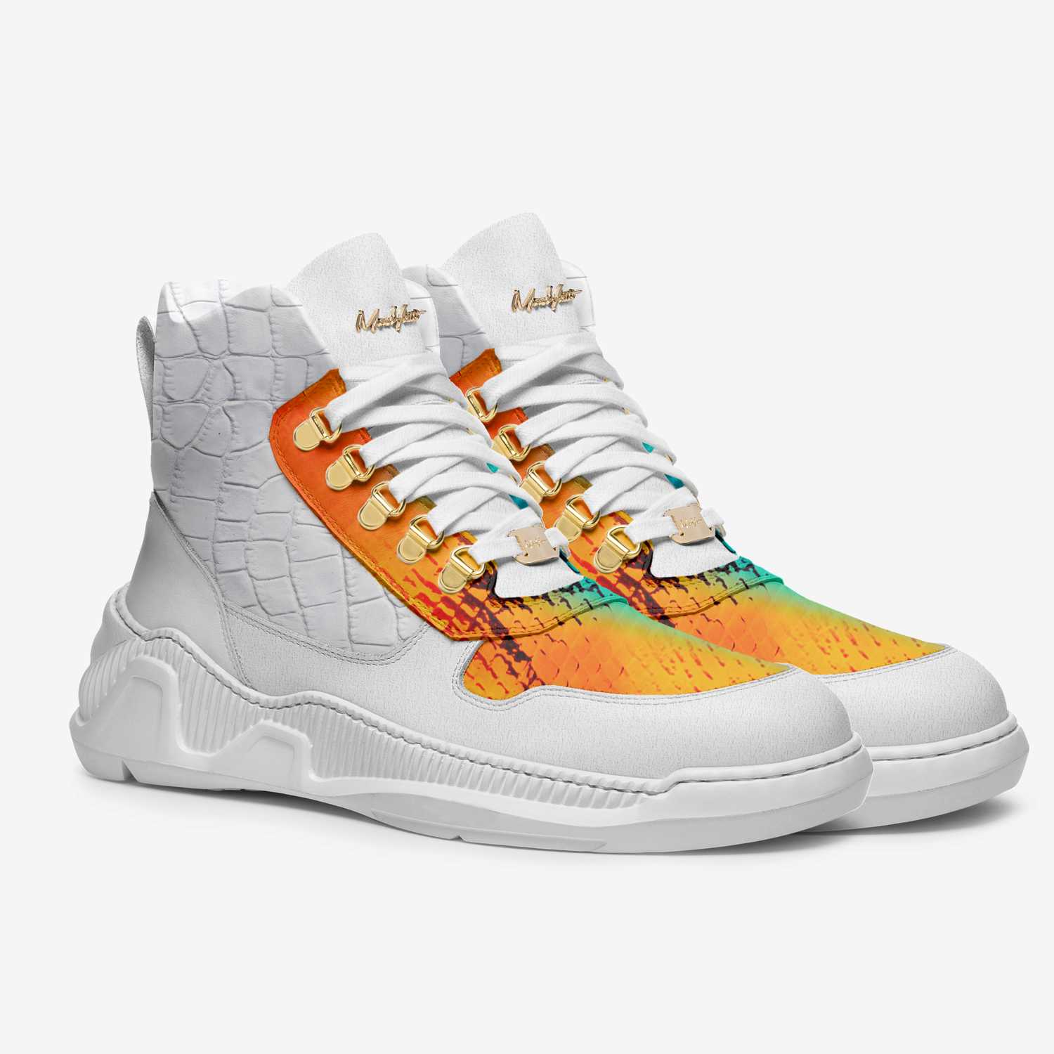 Moneyatti TrapII02 custom made in Italy shoes by Moneyatti Brand | Double view