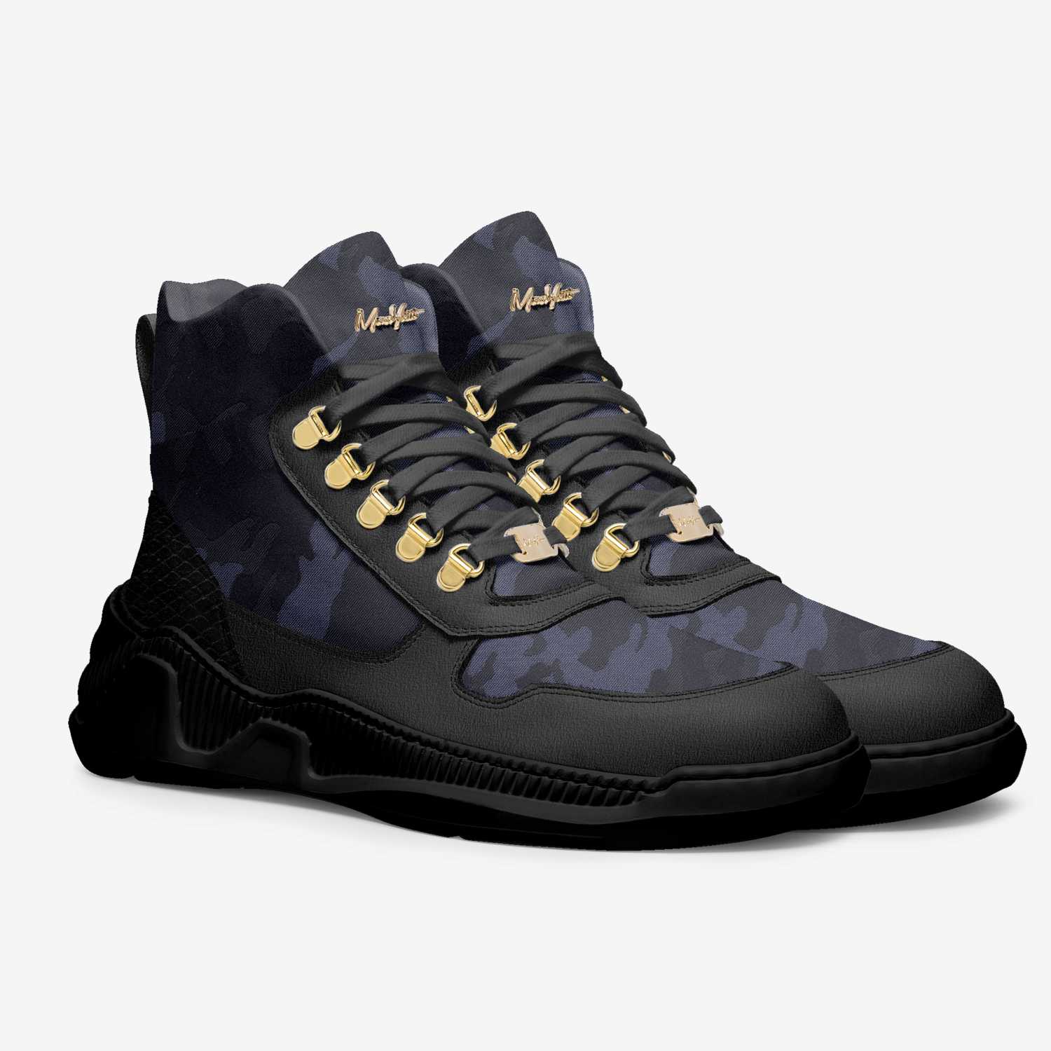 Moneyatti TrapII08 custom made in Italy shoes by Moneyatti Brand | Double view