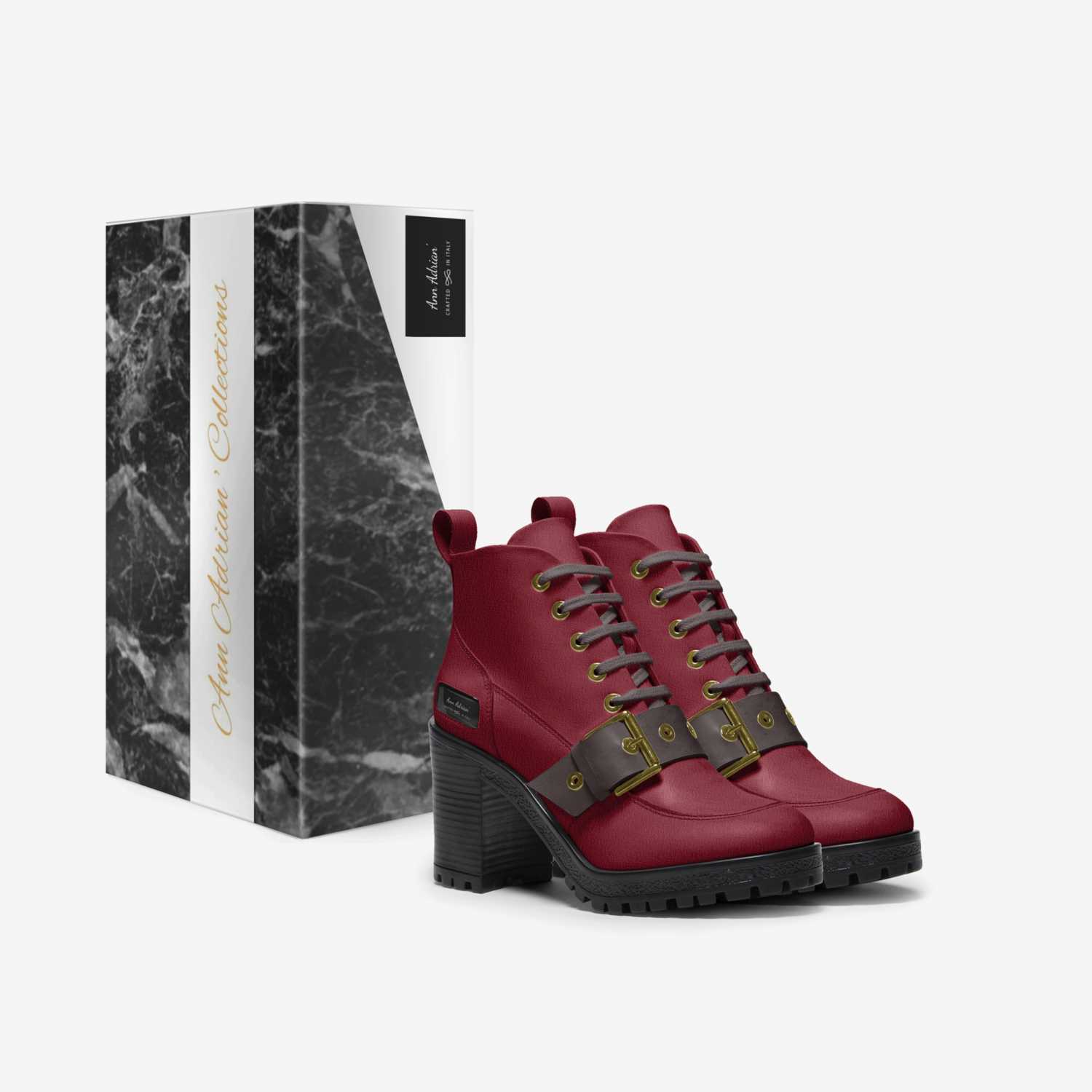 Ann Adrian' custom made in Italy shoes by Dante Pates | Box view