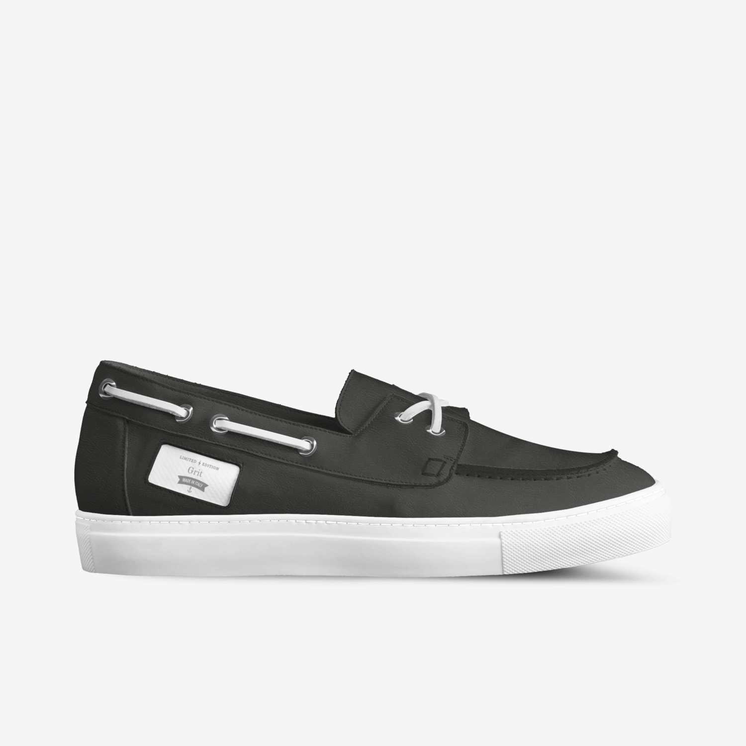 Grit custom made in Italy shoes by Dr. Delsue Frankson | Side view