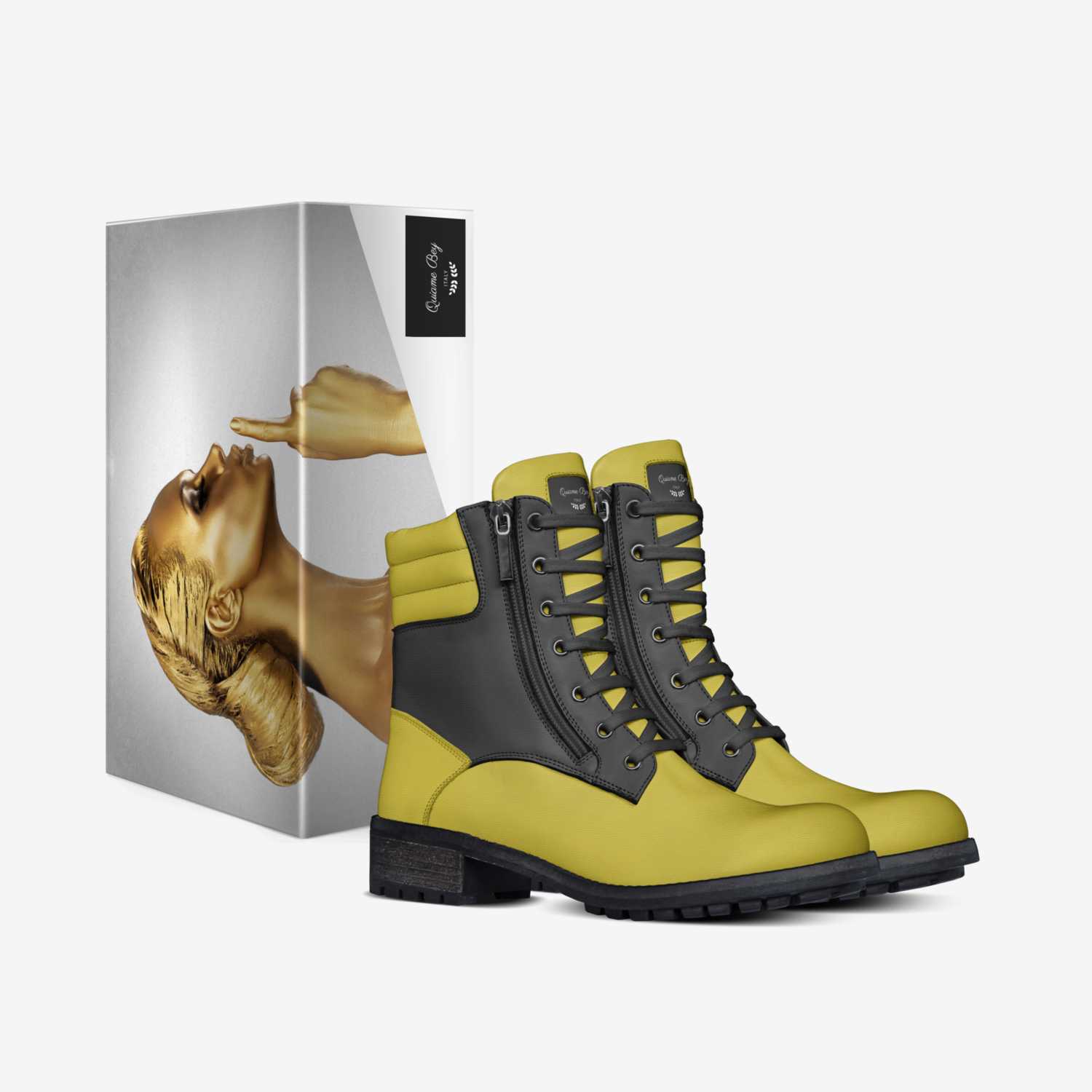 Quiame Bey custom made in Italy shoes by Quiame Bey | Box view