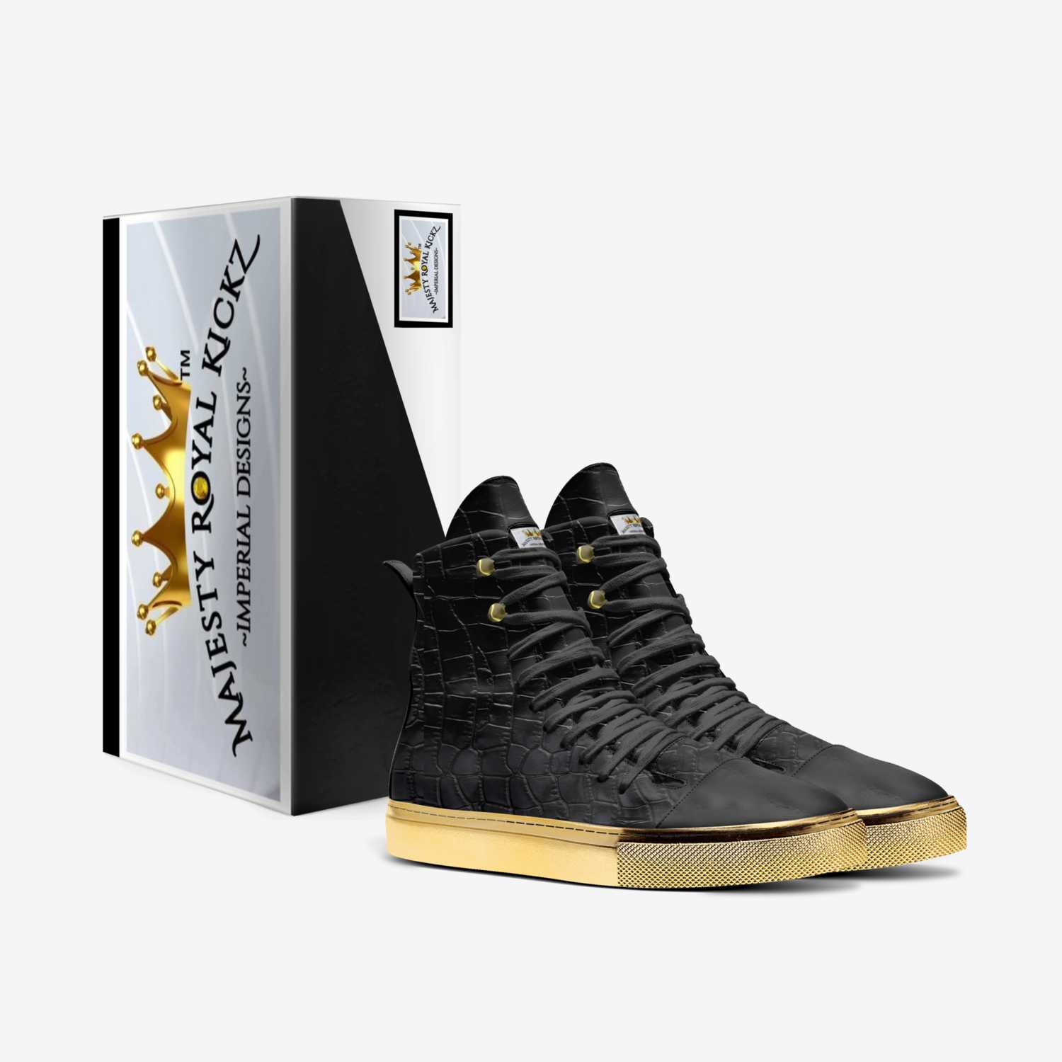 Majesty RoyalKickz custom made in Italy shoes by Mayriah Gross | Box view