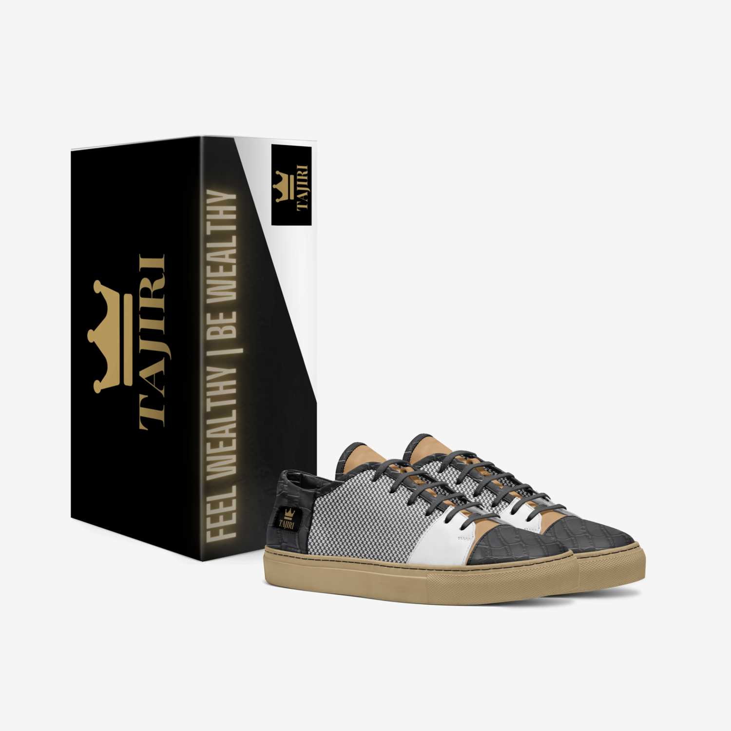 TAJIRI Bando Low custom made in Italy shoes by Carissa Rodgers | Box view