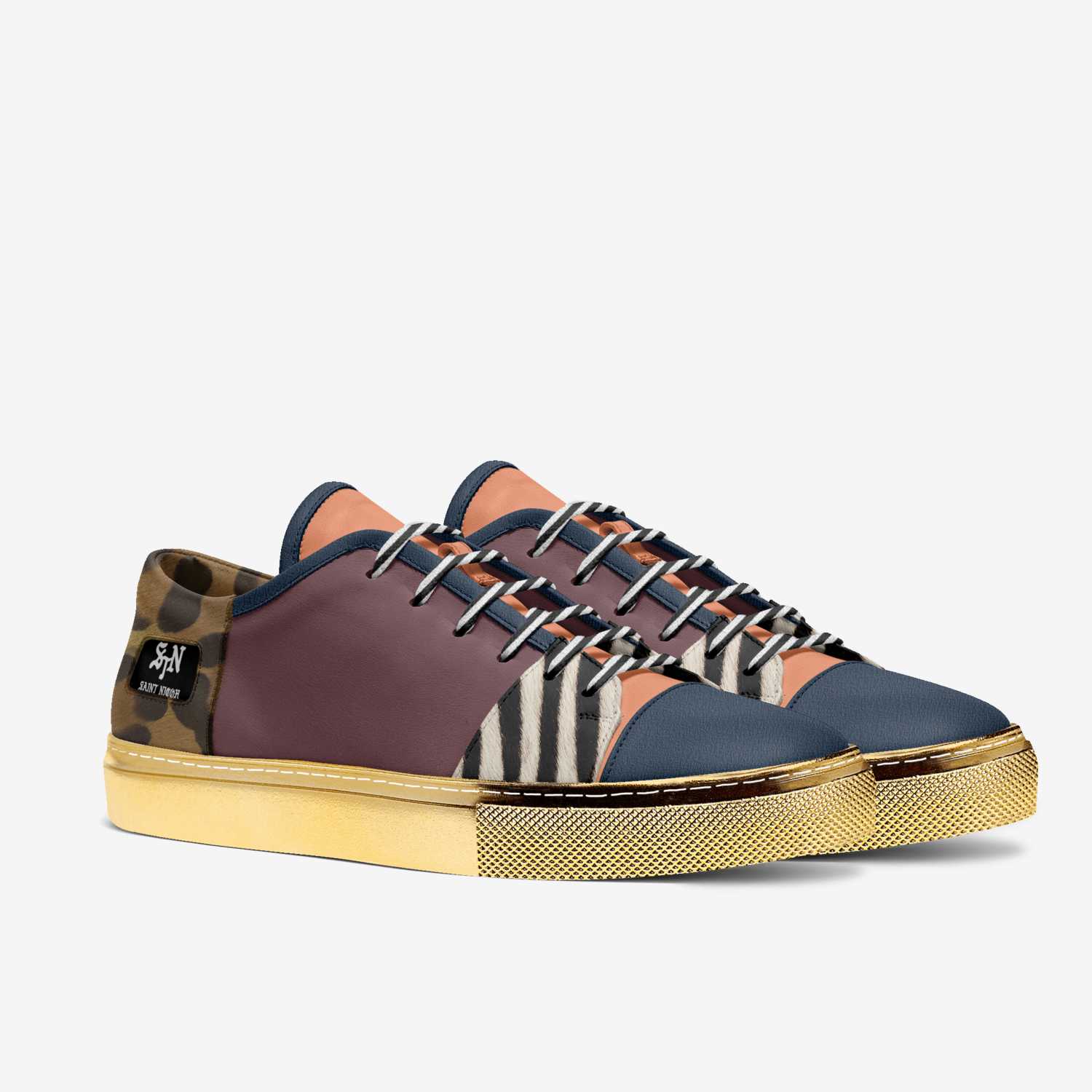 UNO DE ORO custom made in Italy shoes by Saint Nicoh | Double view
