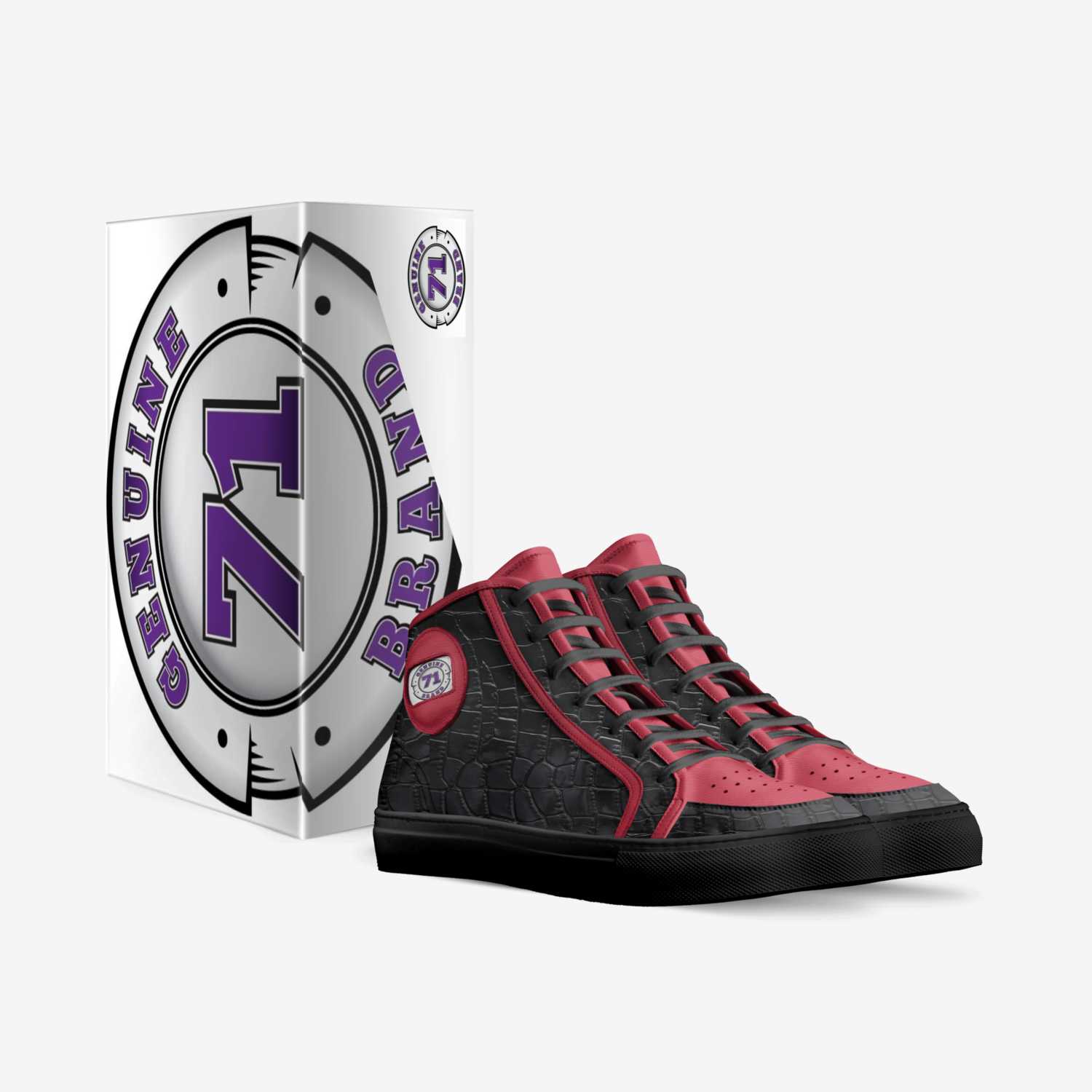 GENUINE BRAND 71 custom made in Italy shoes by Andy Joseph | Box view