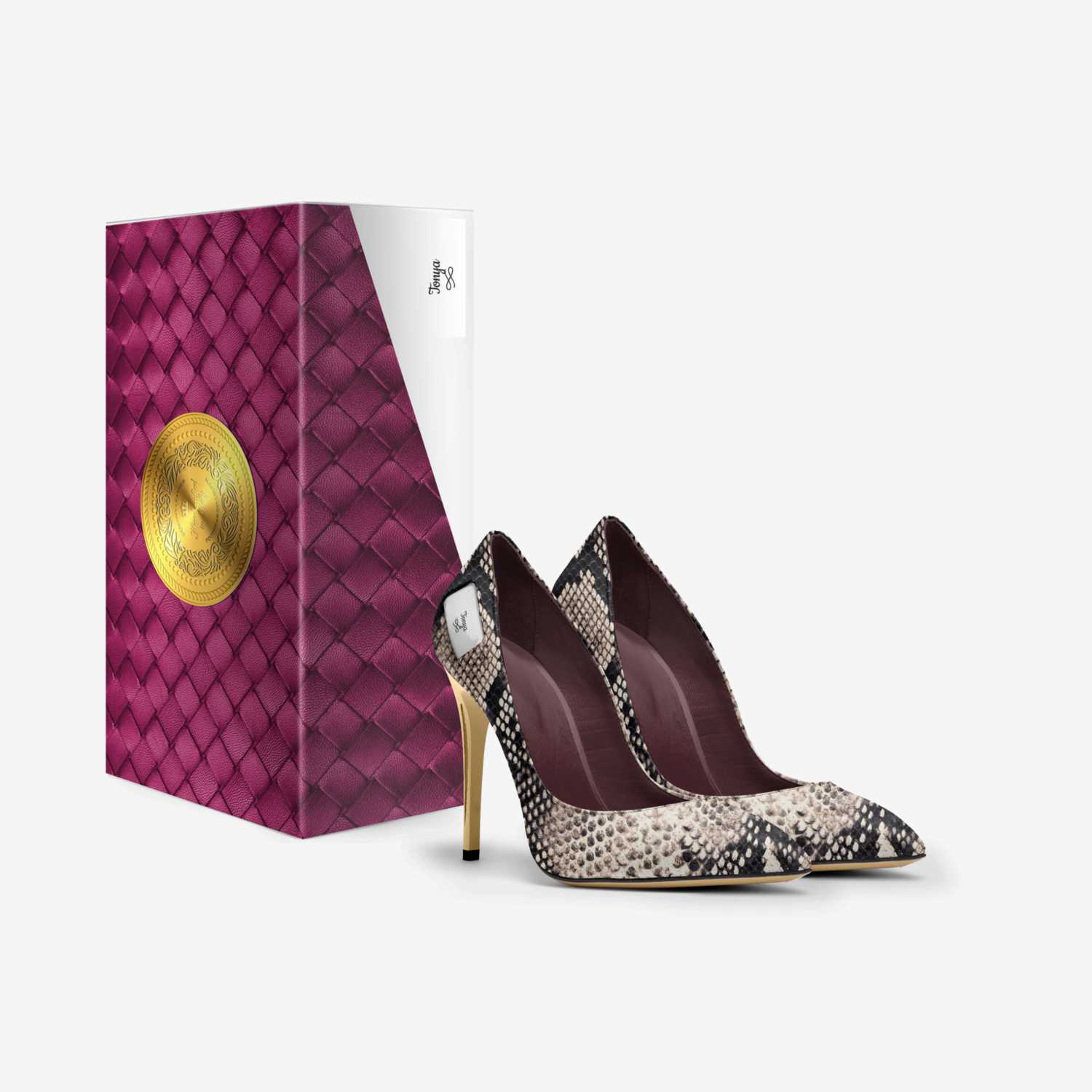 Tonya custom made in Italy shoes by Richard Orlanda | Box view