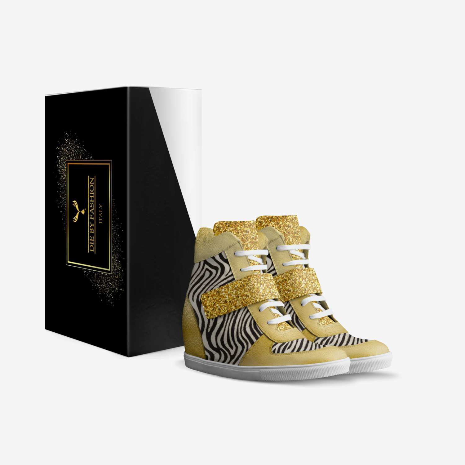 Asphalt Shockwaves custom made in Italy shoes by Rasheeda Socolove | Box view