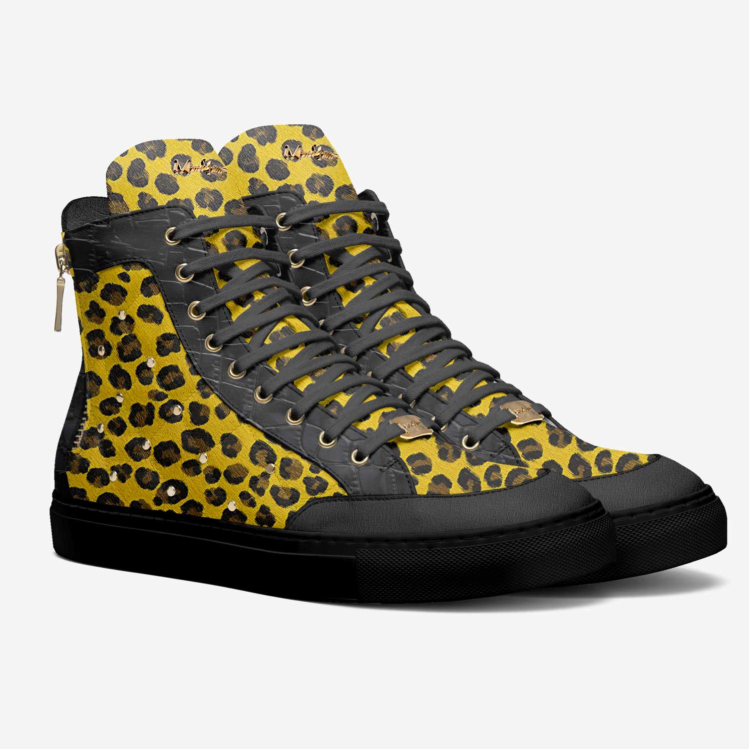 Moneyatti Drip P03 custom made in Italy shoes by Moneyatti Brand | Double view