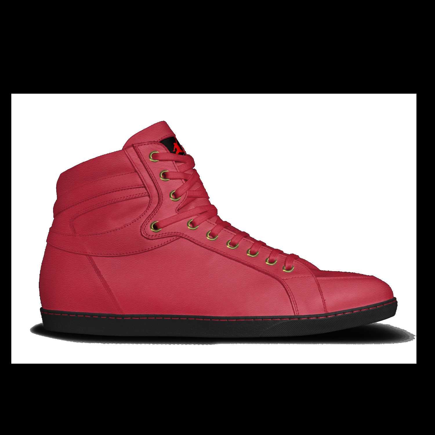Zara red hotsell high top sneakers