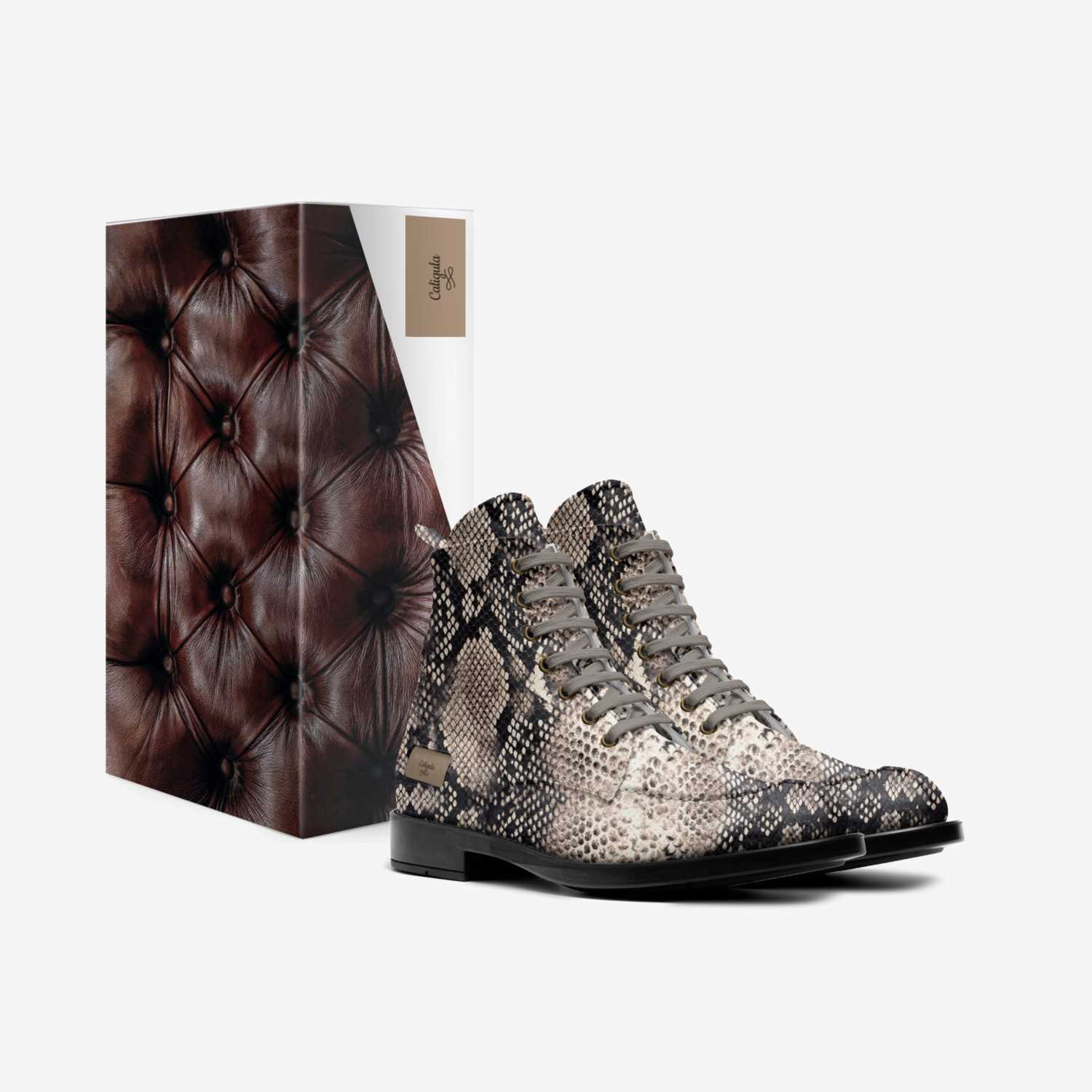 Caligula custom made in Italy shoes by Niru | Box view