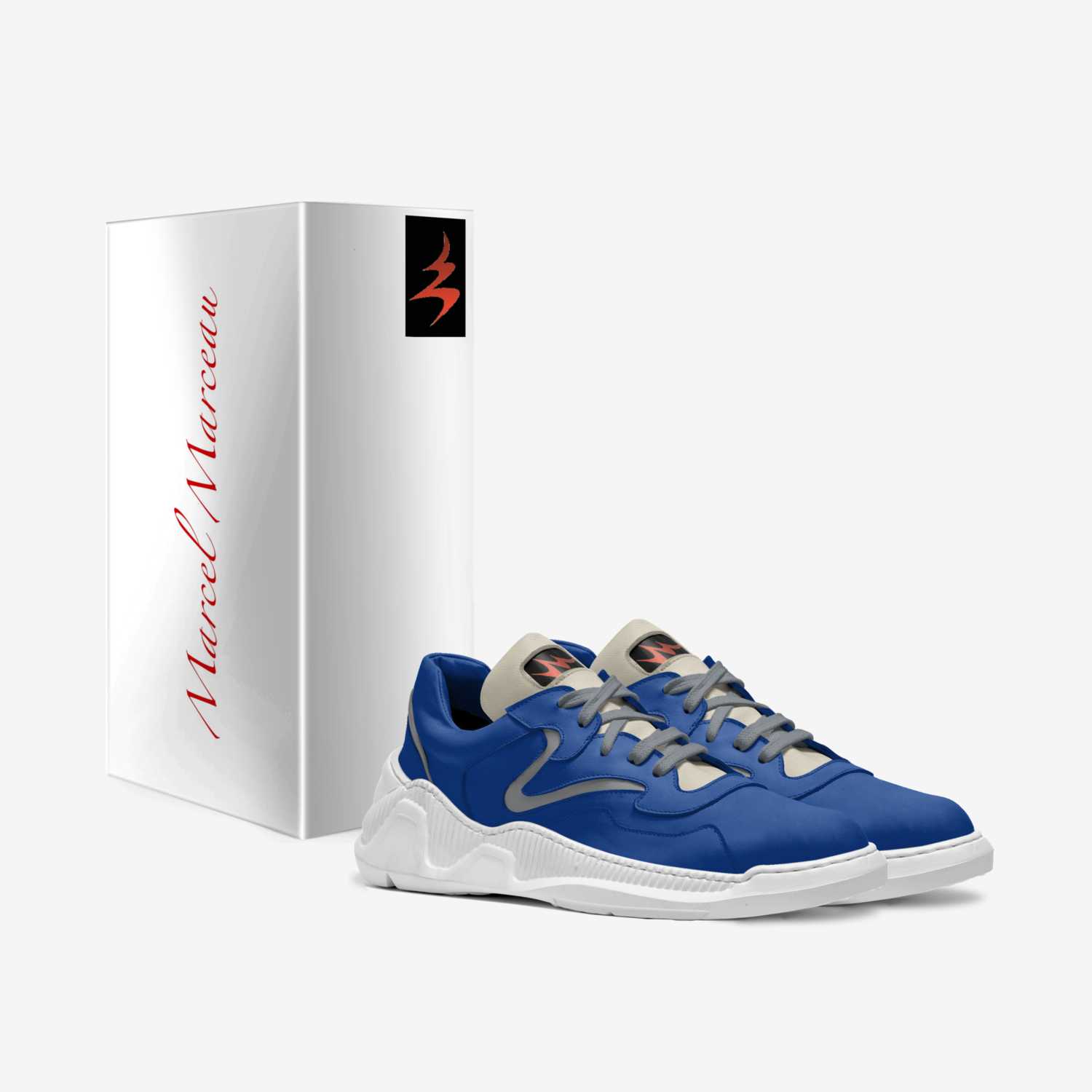 Blue Flu custom made in Italy shoes by Marcel Copeland | Box view