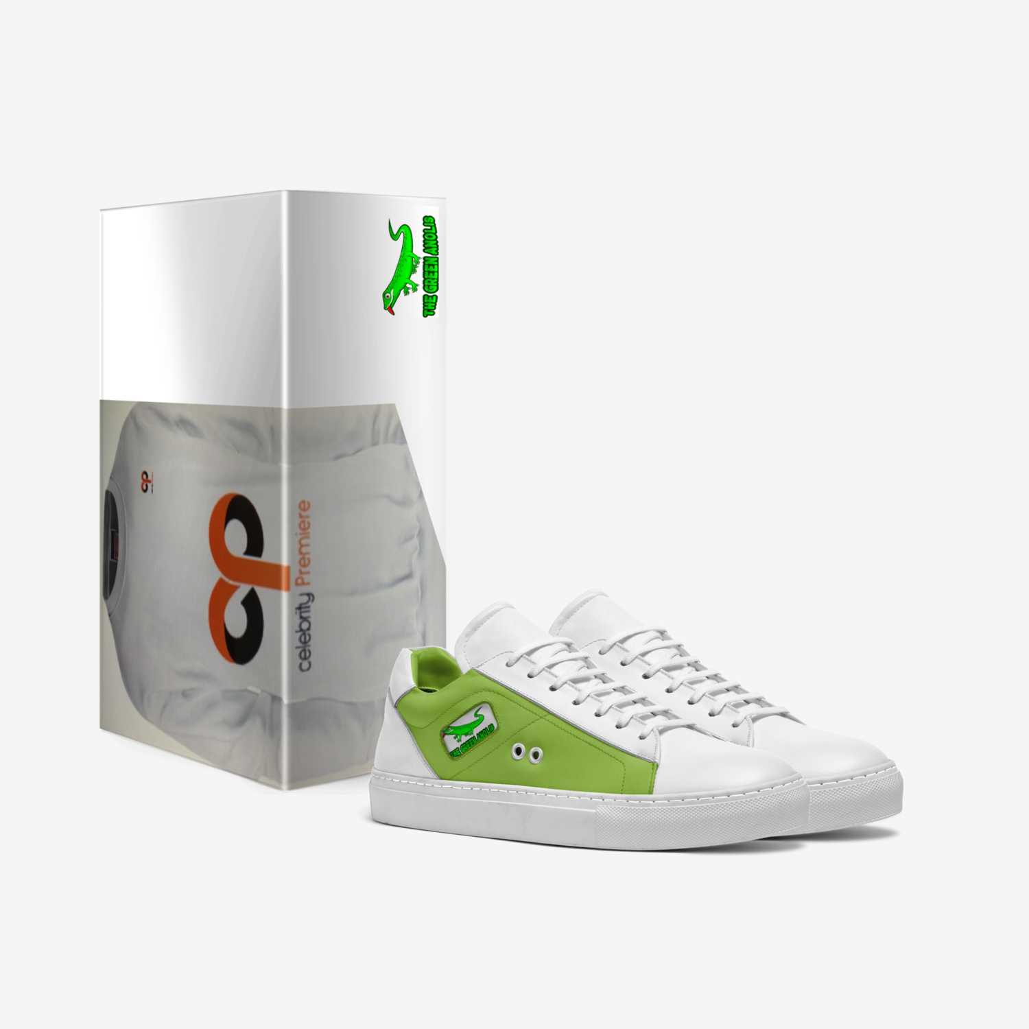 GREEN ANOLIS custom made in Italy shoes by James Louidor | Box view