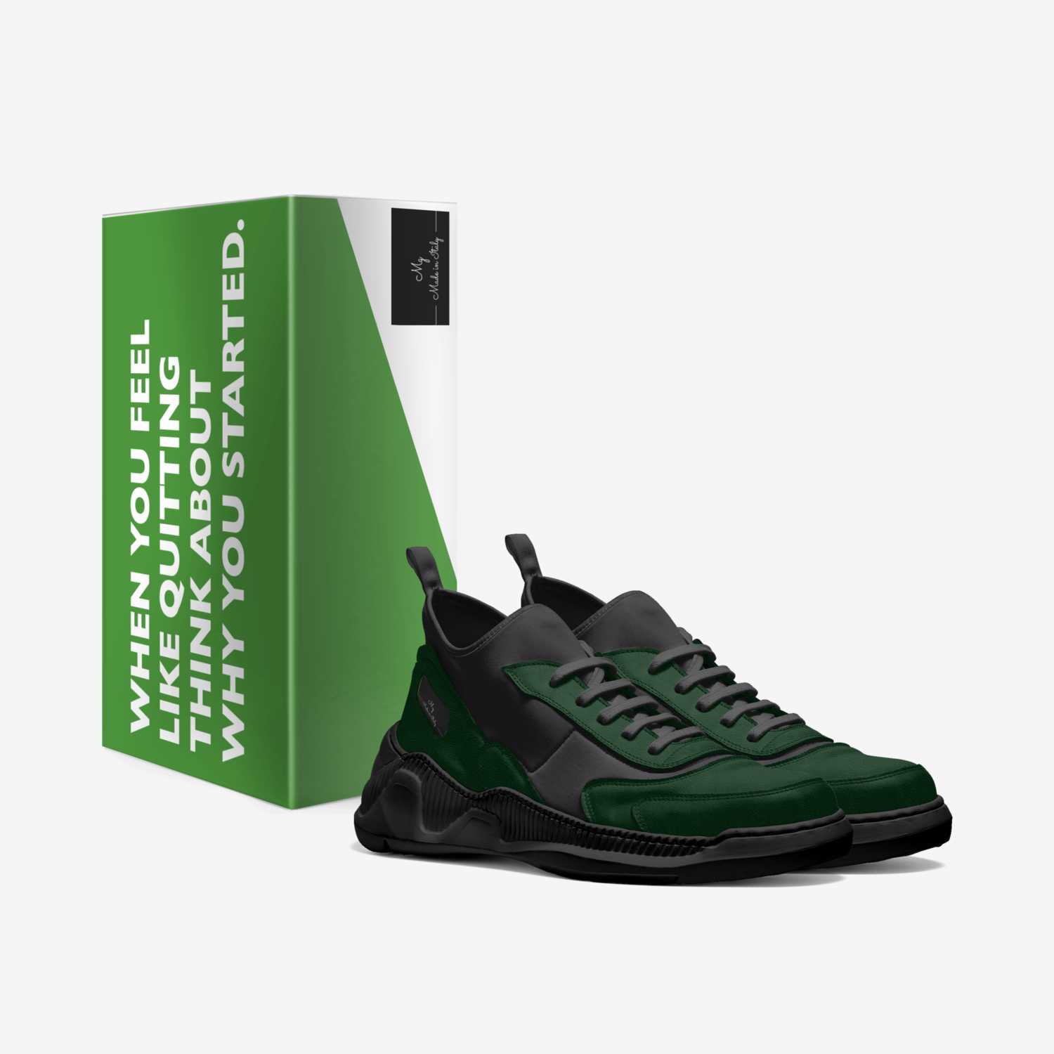 Makg  custom made in Italy shoes by Miguel Williams | Box view