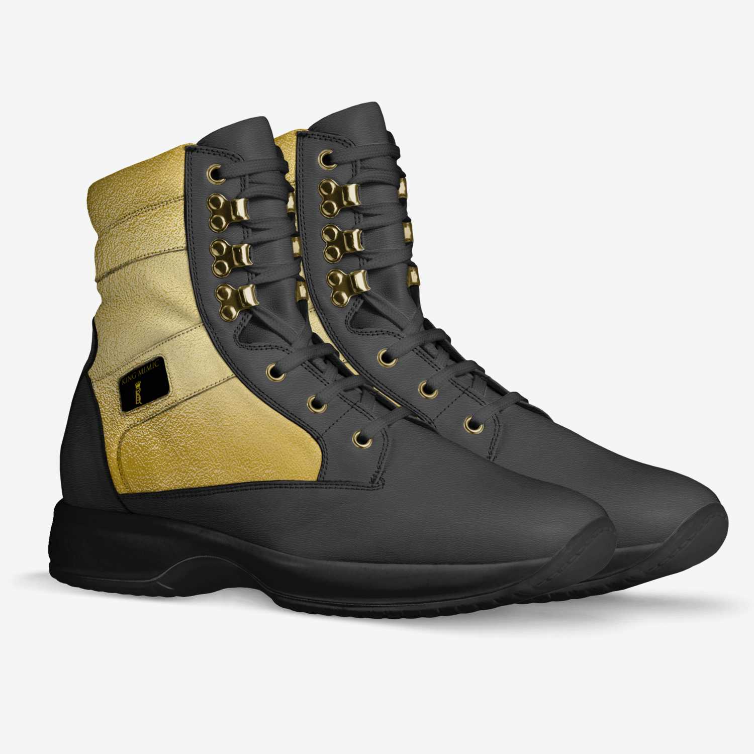 KING MIMIC custom made in Italy shoes by T.michelle Roberts | Double view