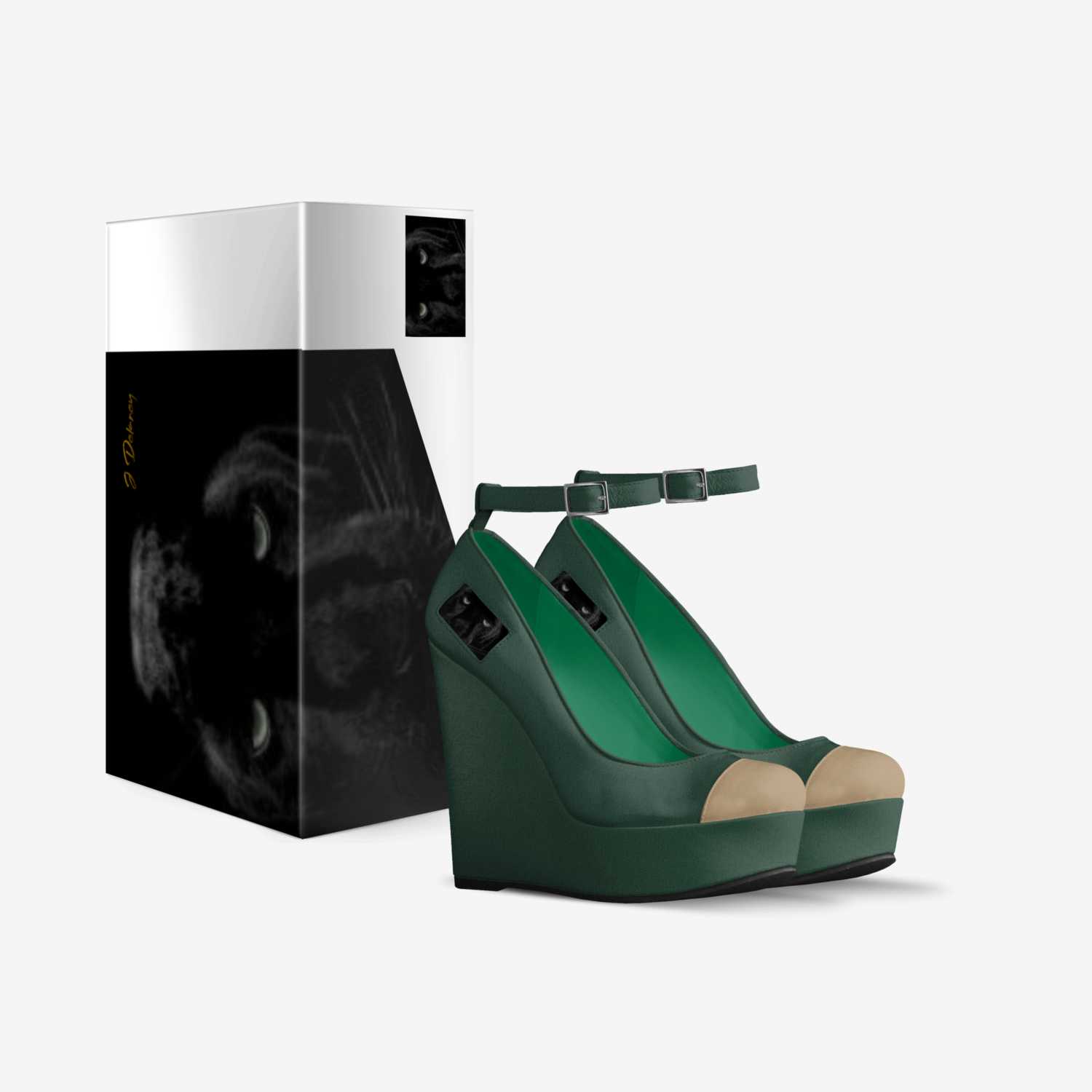 Ms. Understood custom made in Italy shoes by Jasmine Delaney | Box view