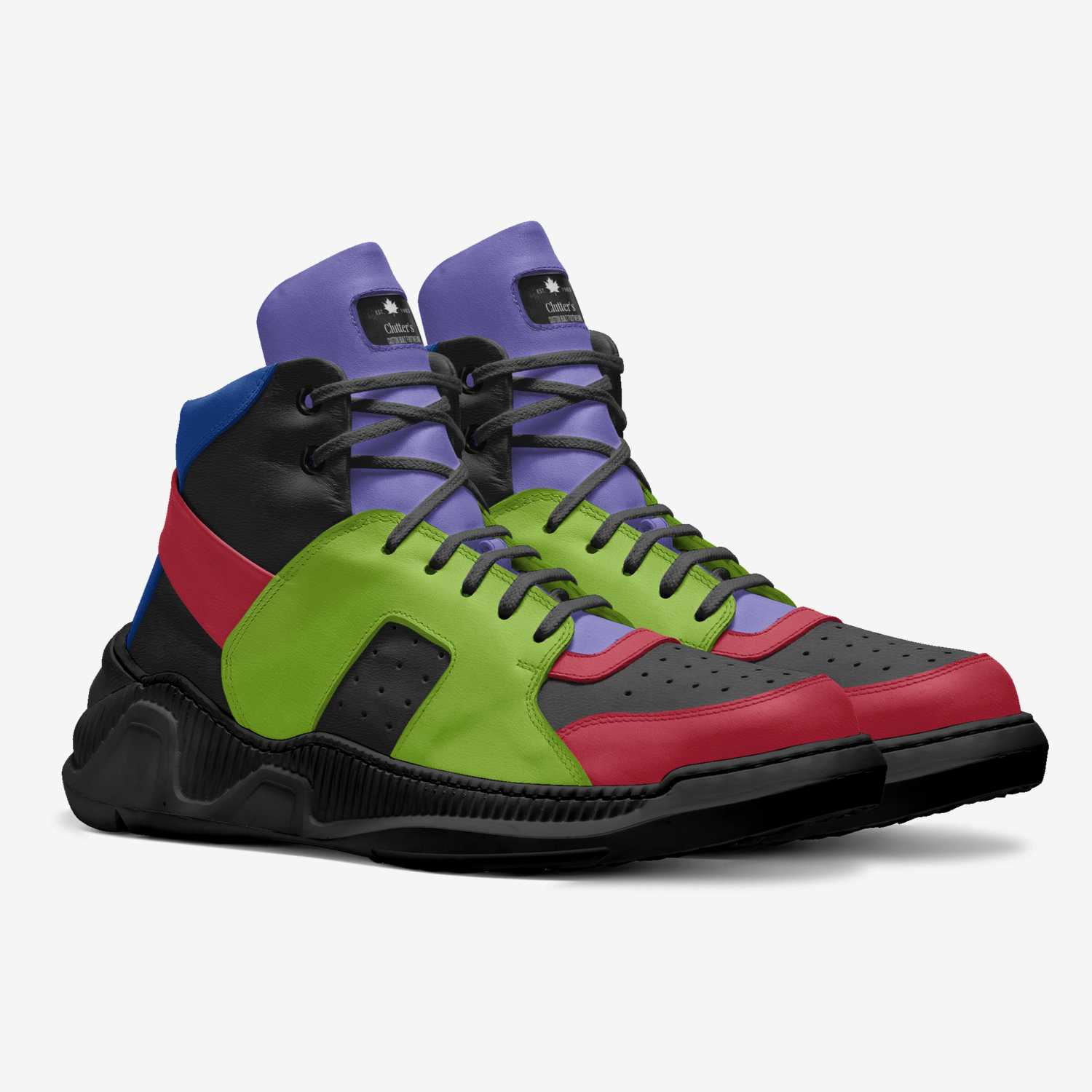 Clutter's custom made in Italy shoes by Emmanuel Cloutterbuck | Double view