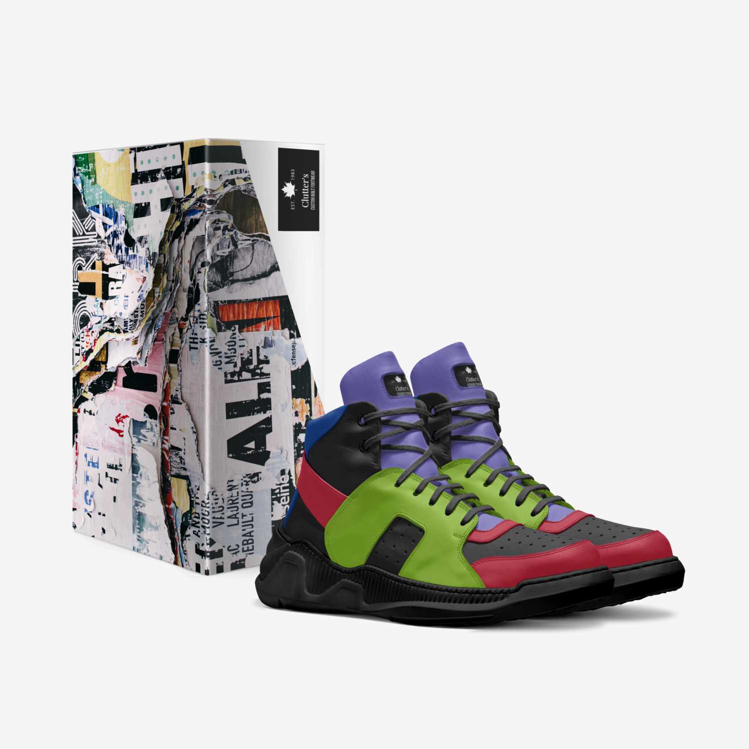 Clutter's custom made in Italy shoes by Emmanuel Cloutterbuck | Box view