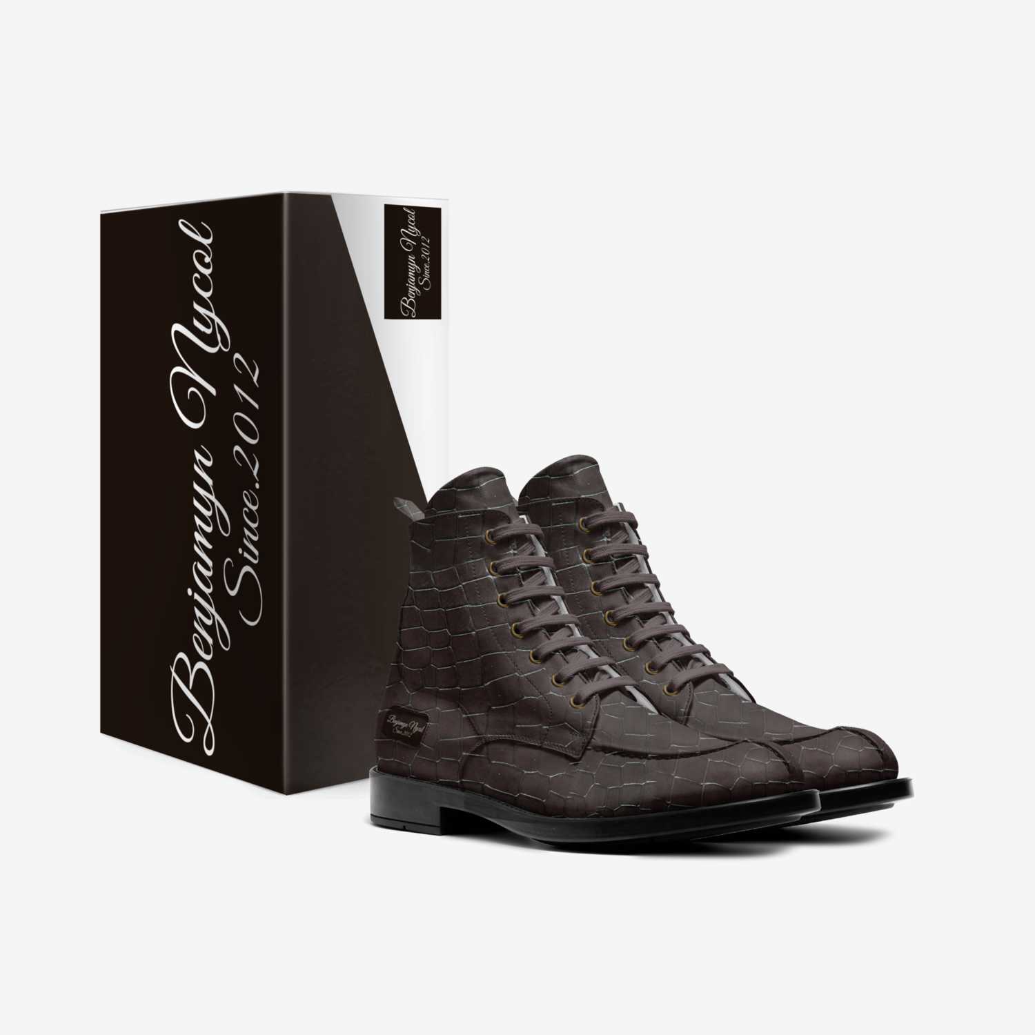 benjamyn nycol custom made in Italy shoes by Nicol Walker | Box view