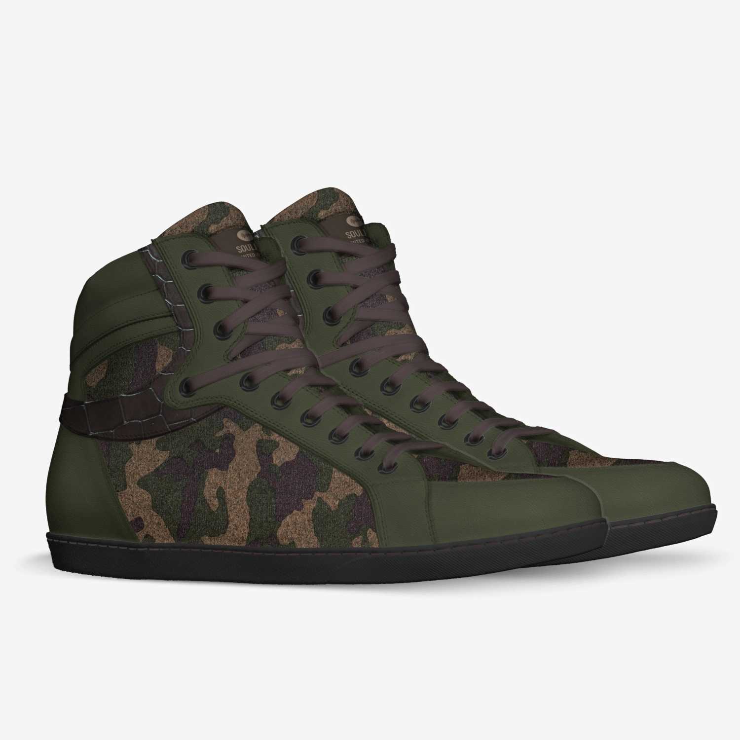 Soulja's  custom made in Italy shoes by Brian Washington | Double view