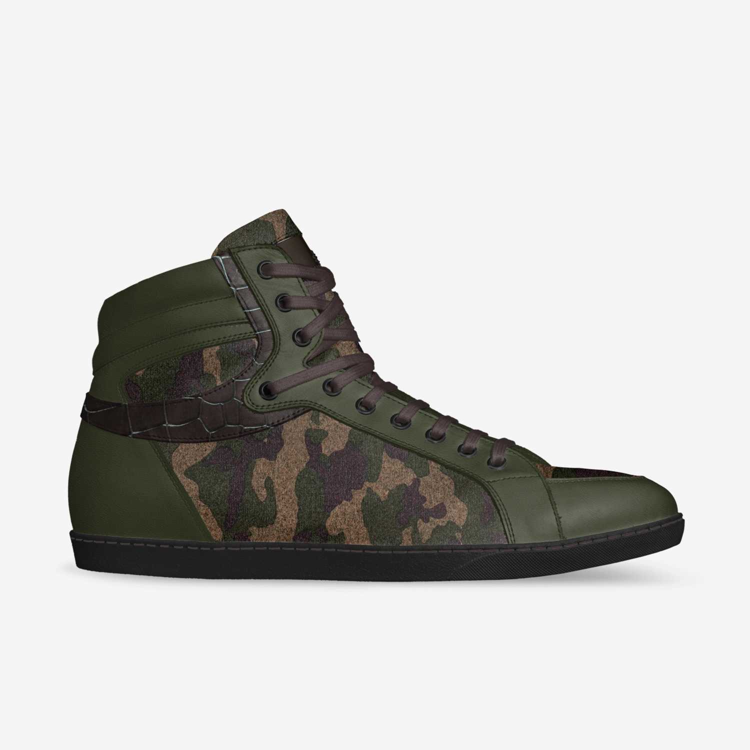 Soulja's  custom made in Italy shoes by Brian Washington | Side view