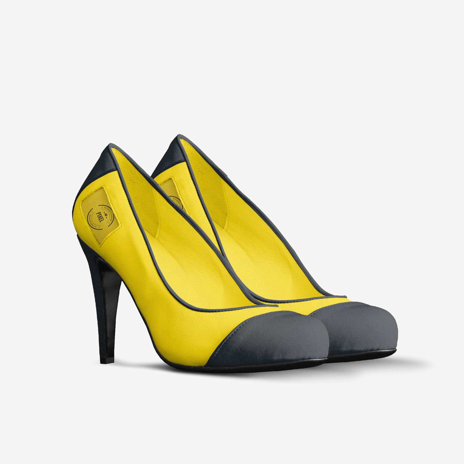 Pixel  custom made in Italy shoes by Isabella Harrison | Double view
