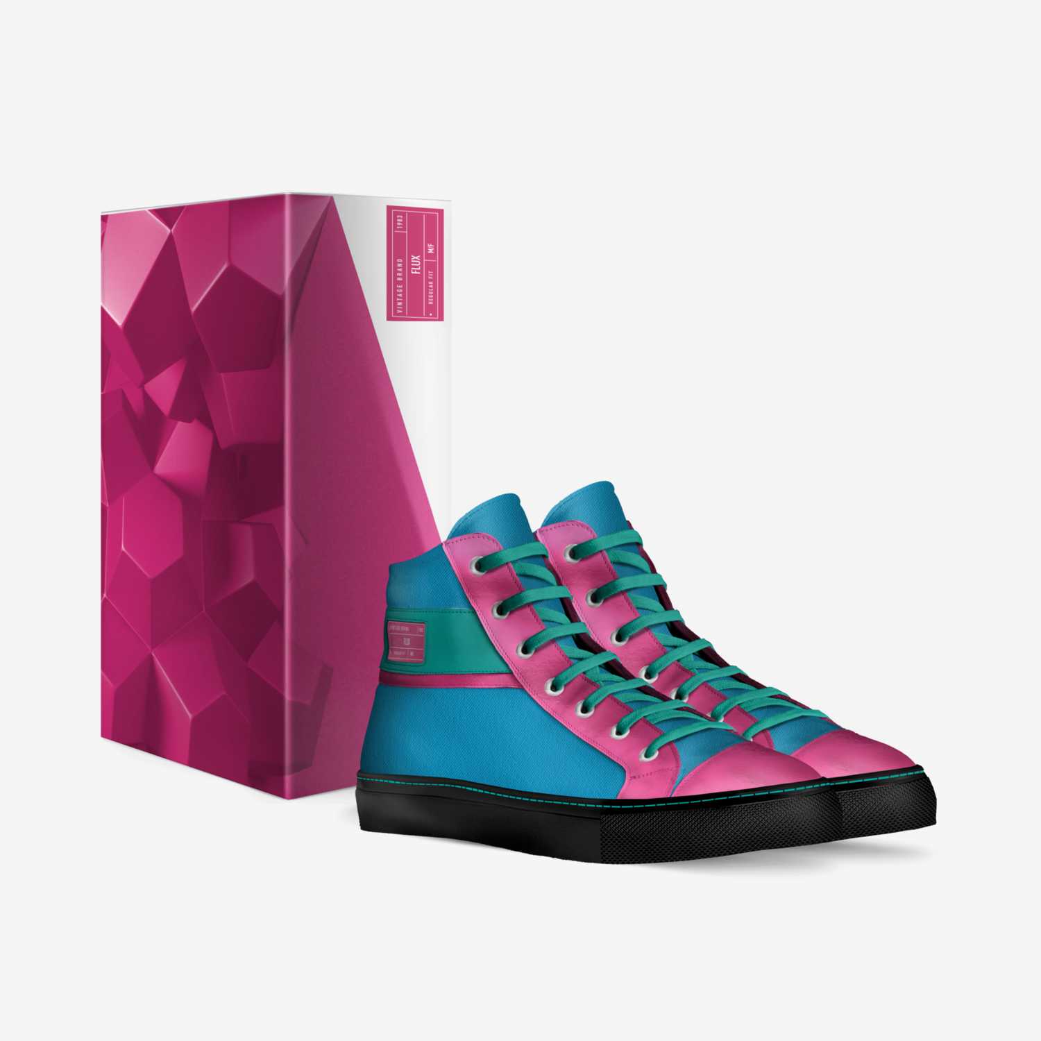 Flux custom made in Italy shoes by Ethan Bonser | Box view
