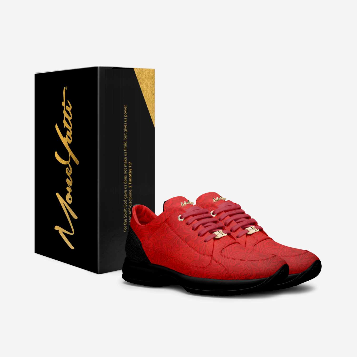 tesr 4677 custom made in Italy shoes by Moneyatti Brand | Box view
