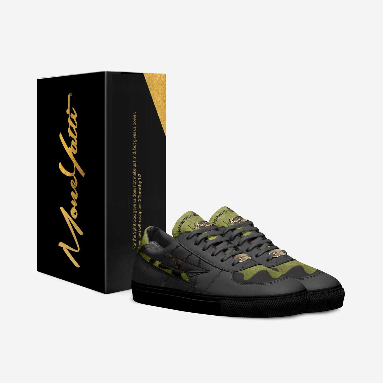 Moneyatti RebLW04 custom made in Italy shoes by Moneyatti Brand | Box view