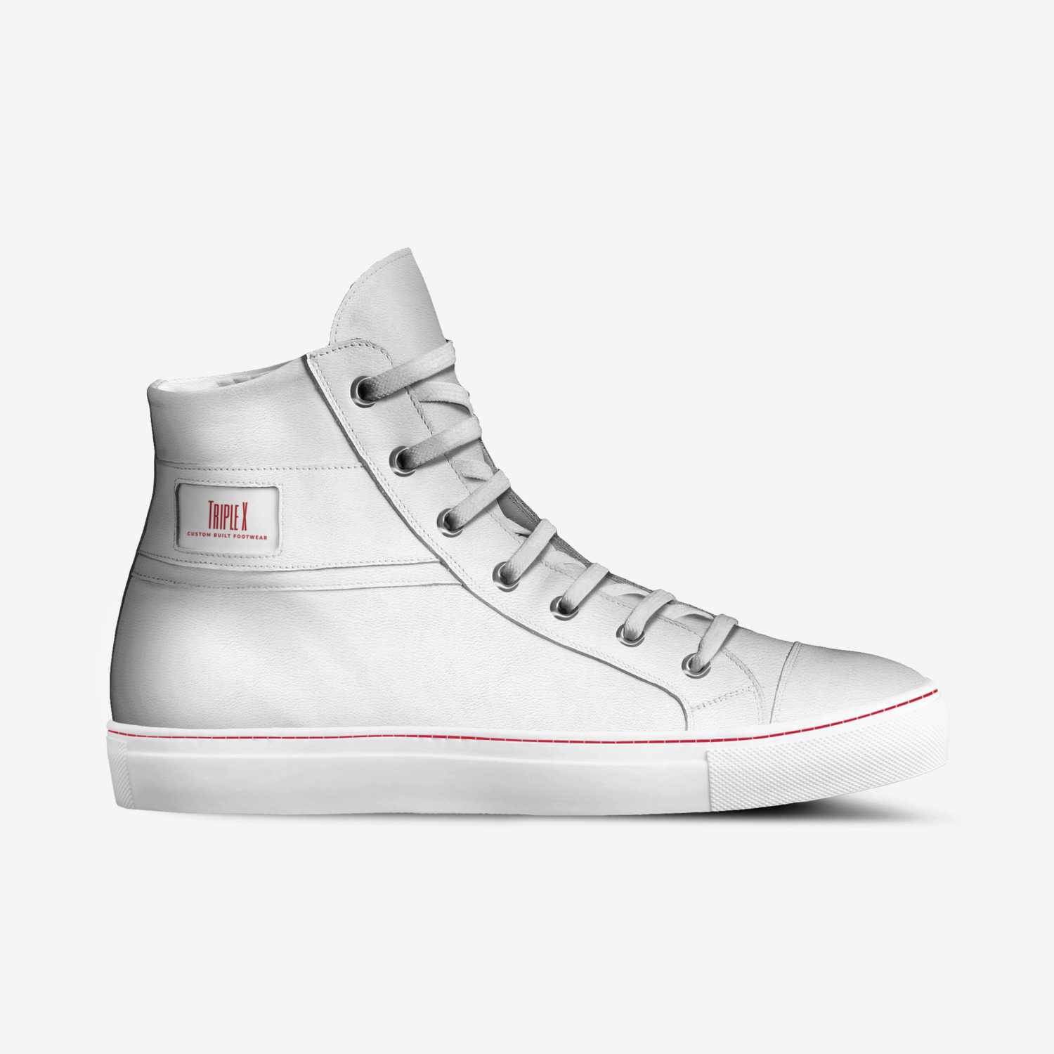 Triple X custom made in Italy shoes by Jorja-ray Hunt | Side view