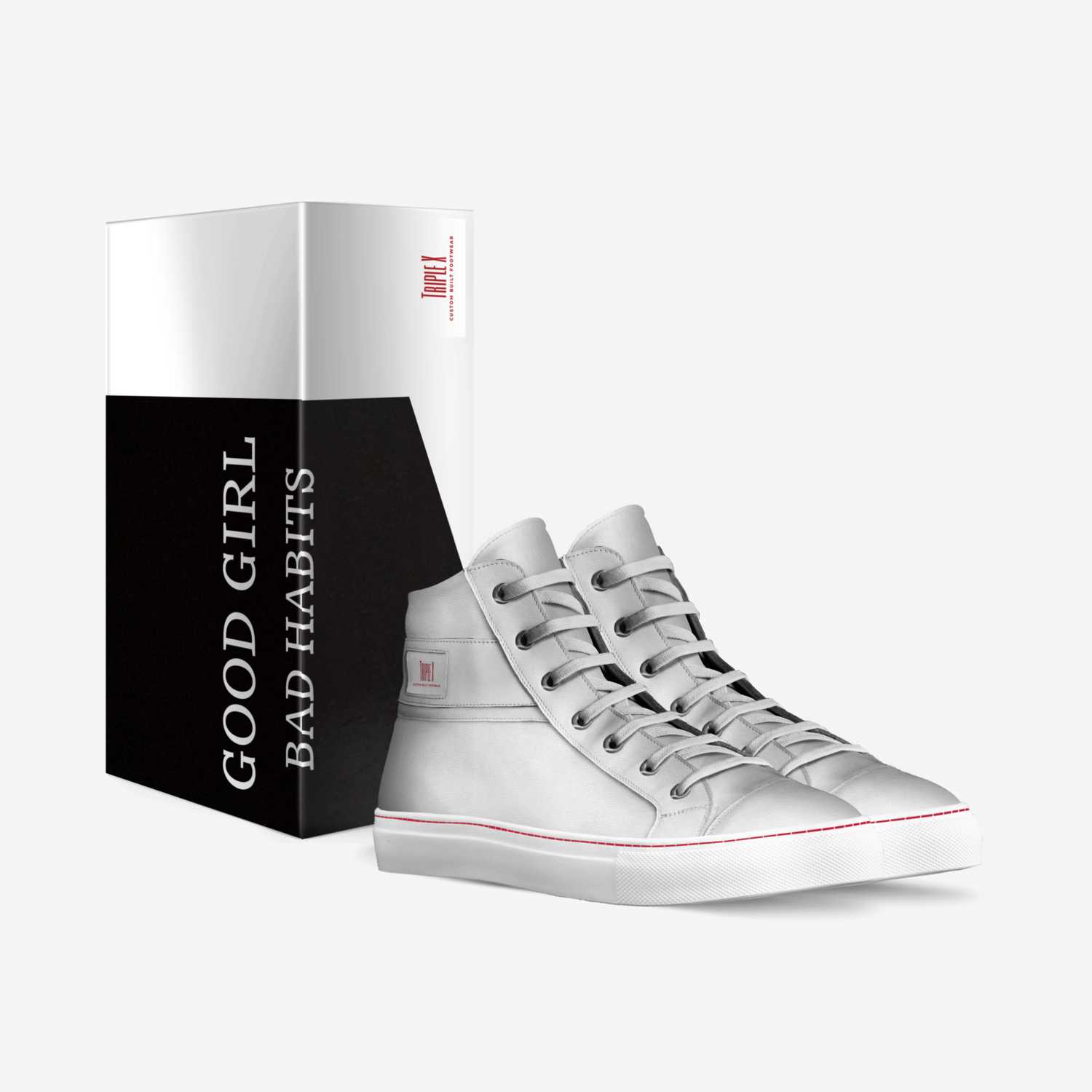 Triple X custom made in Italy shoes by Jorja-ray Hunt | Box view