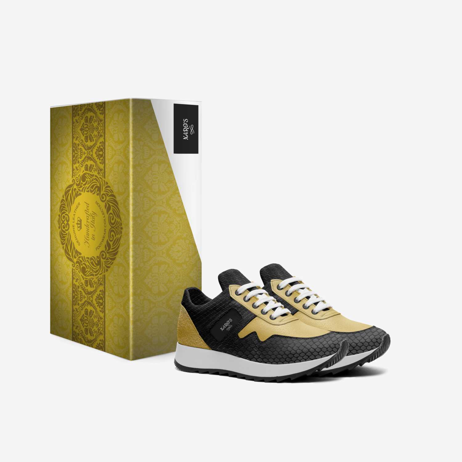 XARO'S custom made in Italy shoes by Diahanne Cook | Box view