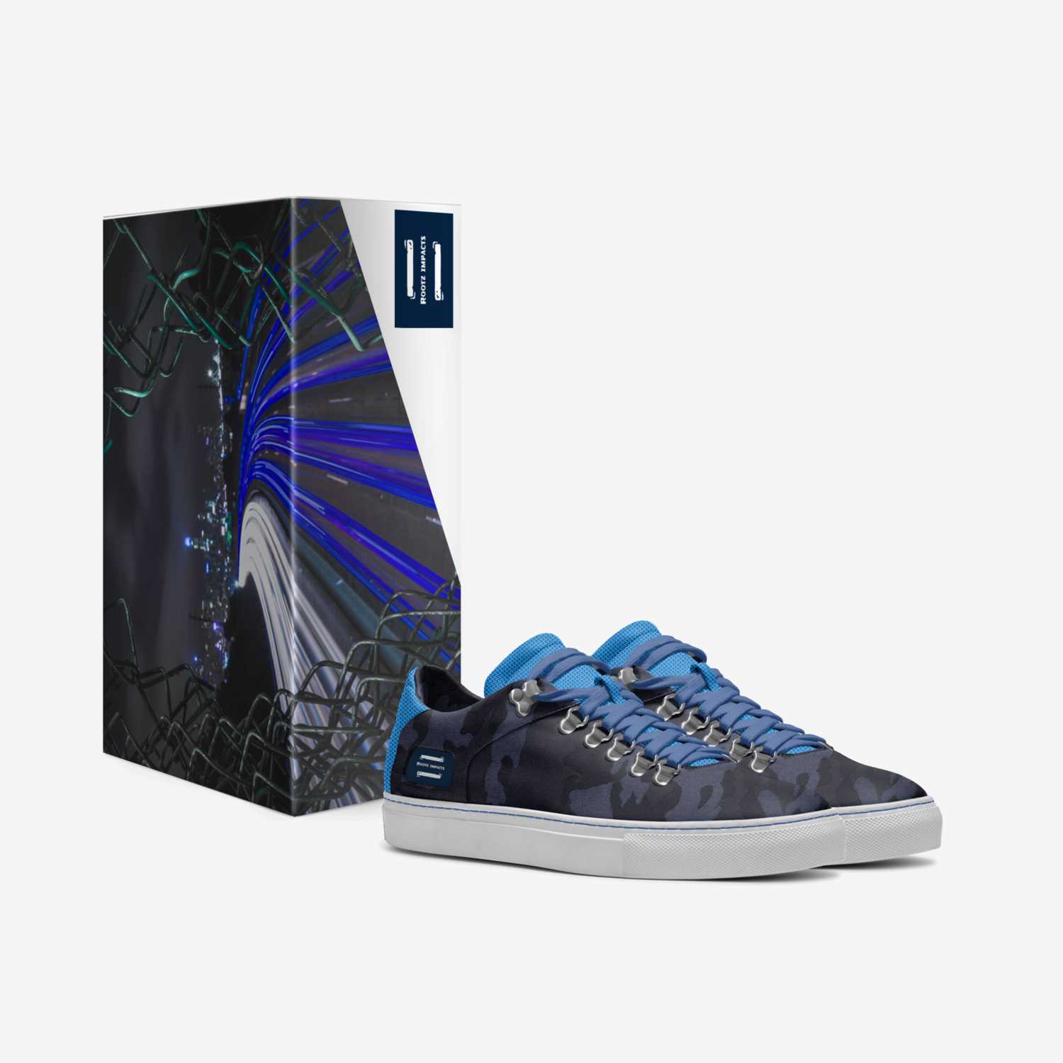 Rootz impacts custom made in Italy shoes by Fereca Jancley Footwear | Box view
