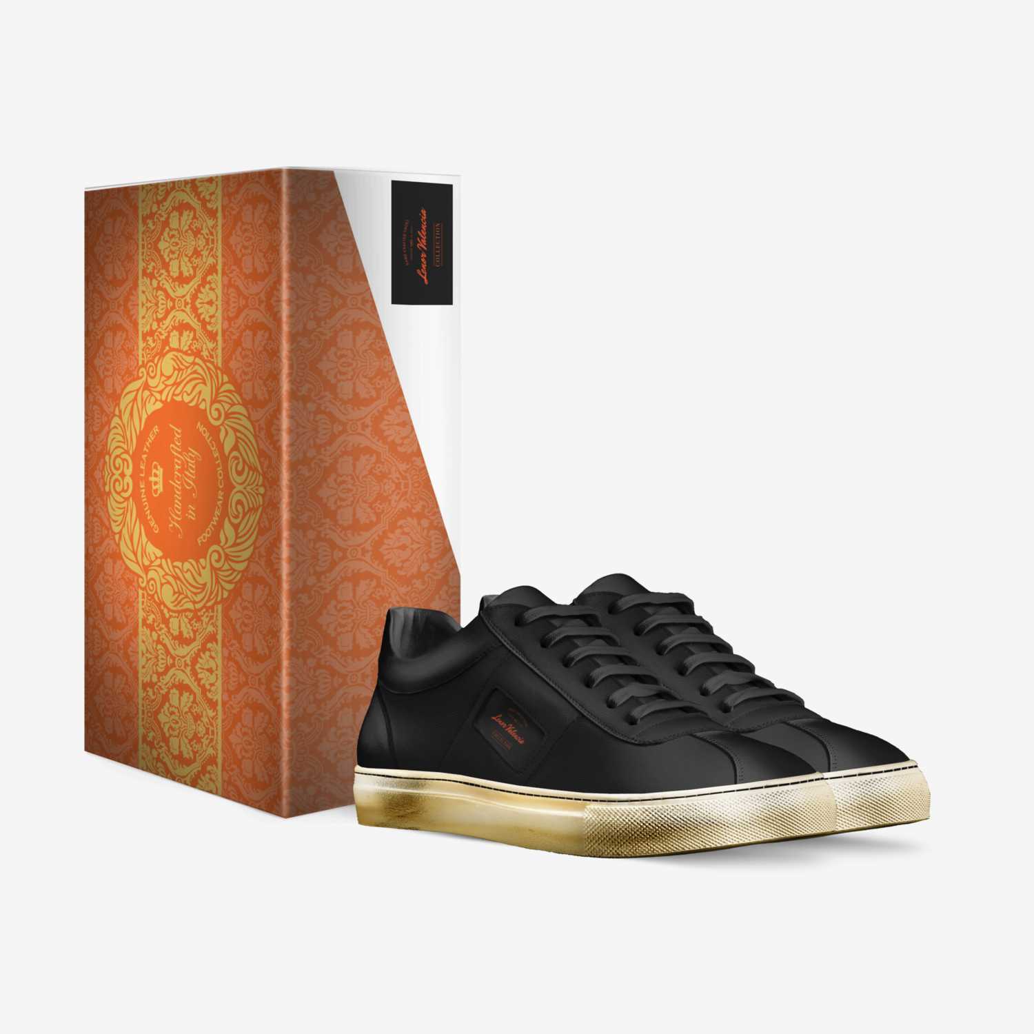 LV Blackout  custom made in Italy shoes by Lisa Valencia | Box view