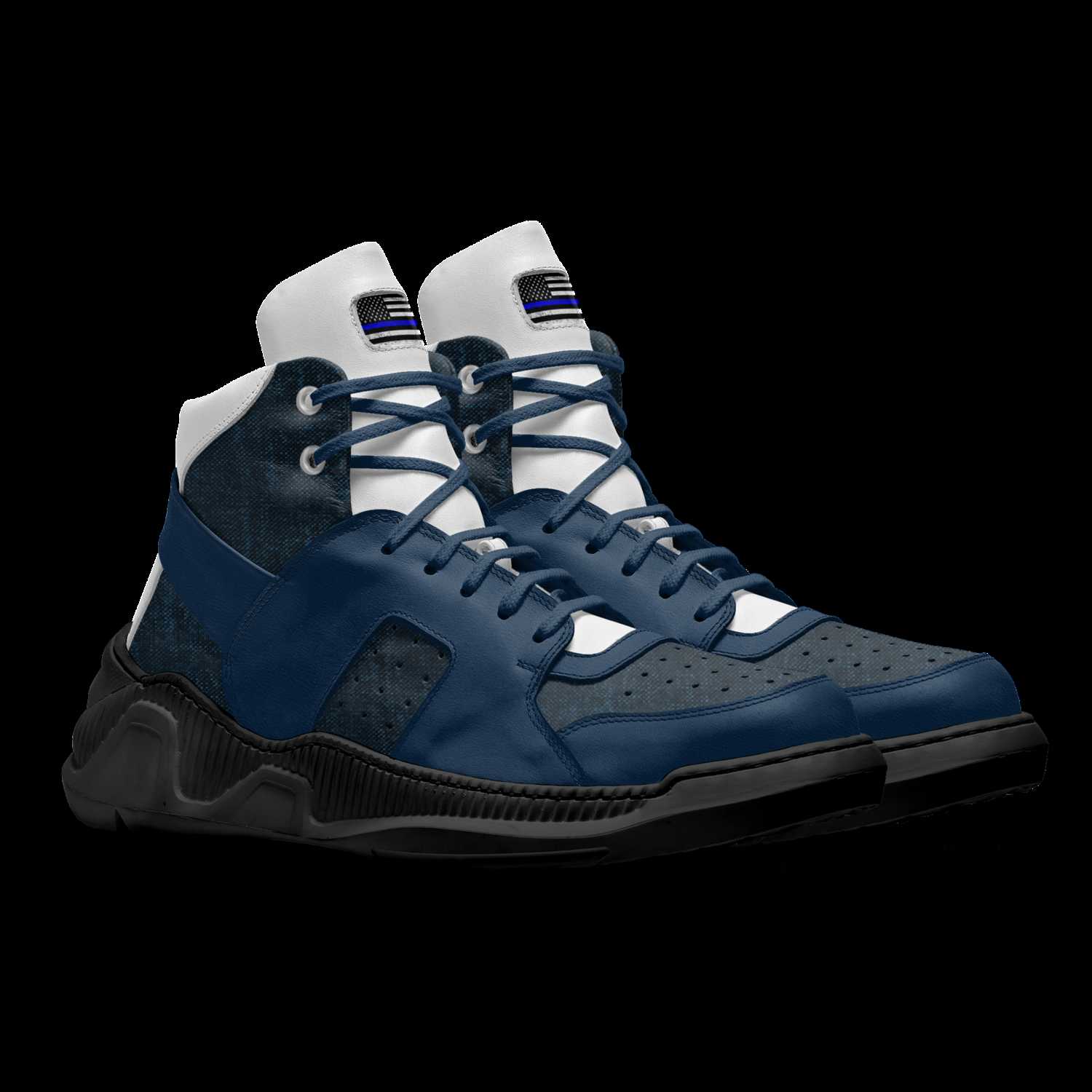 Thin Blue Line A Custom Shoe concept by Vth Global