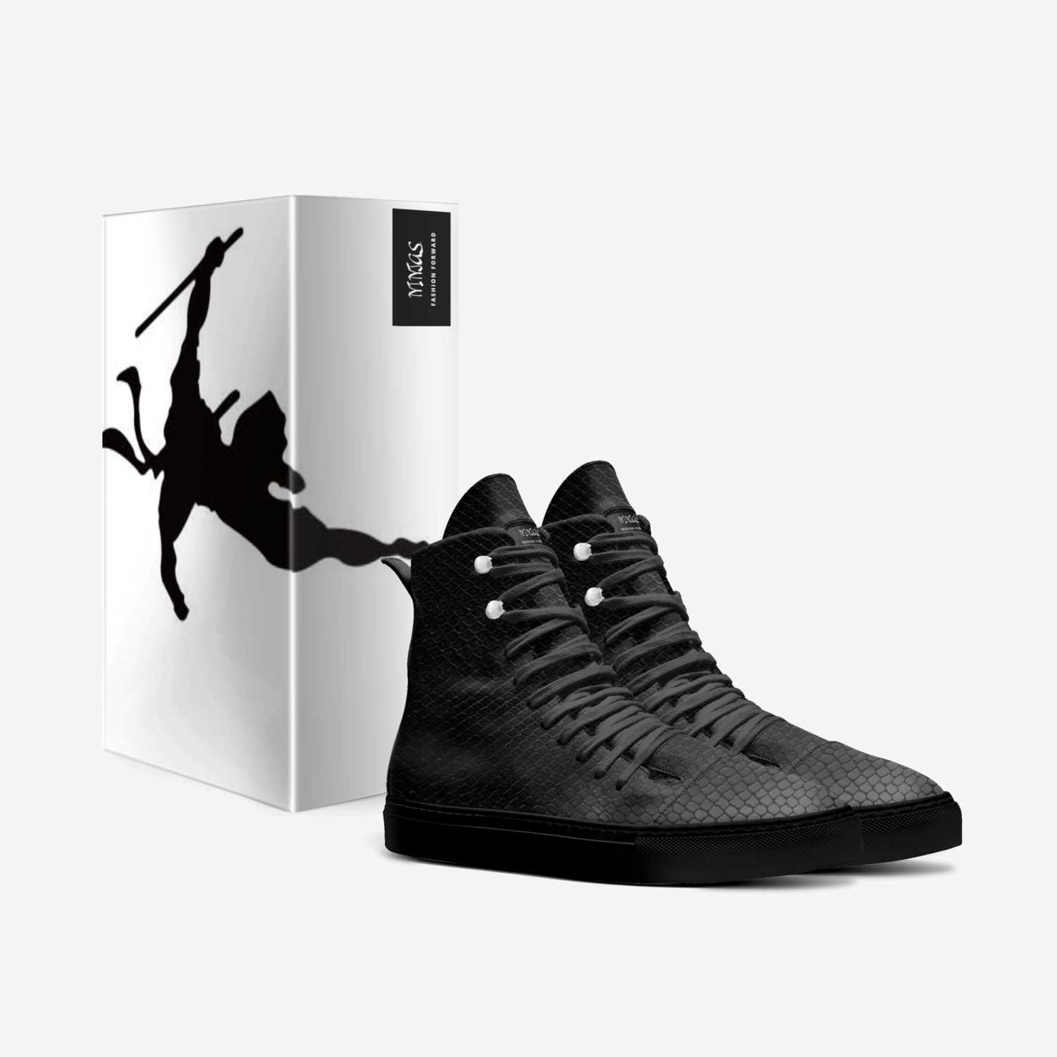 NINJAS  custom made in Italy shoes by Cedric Harris | Box view