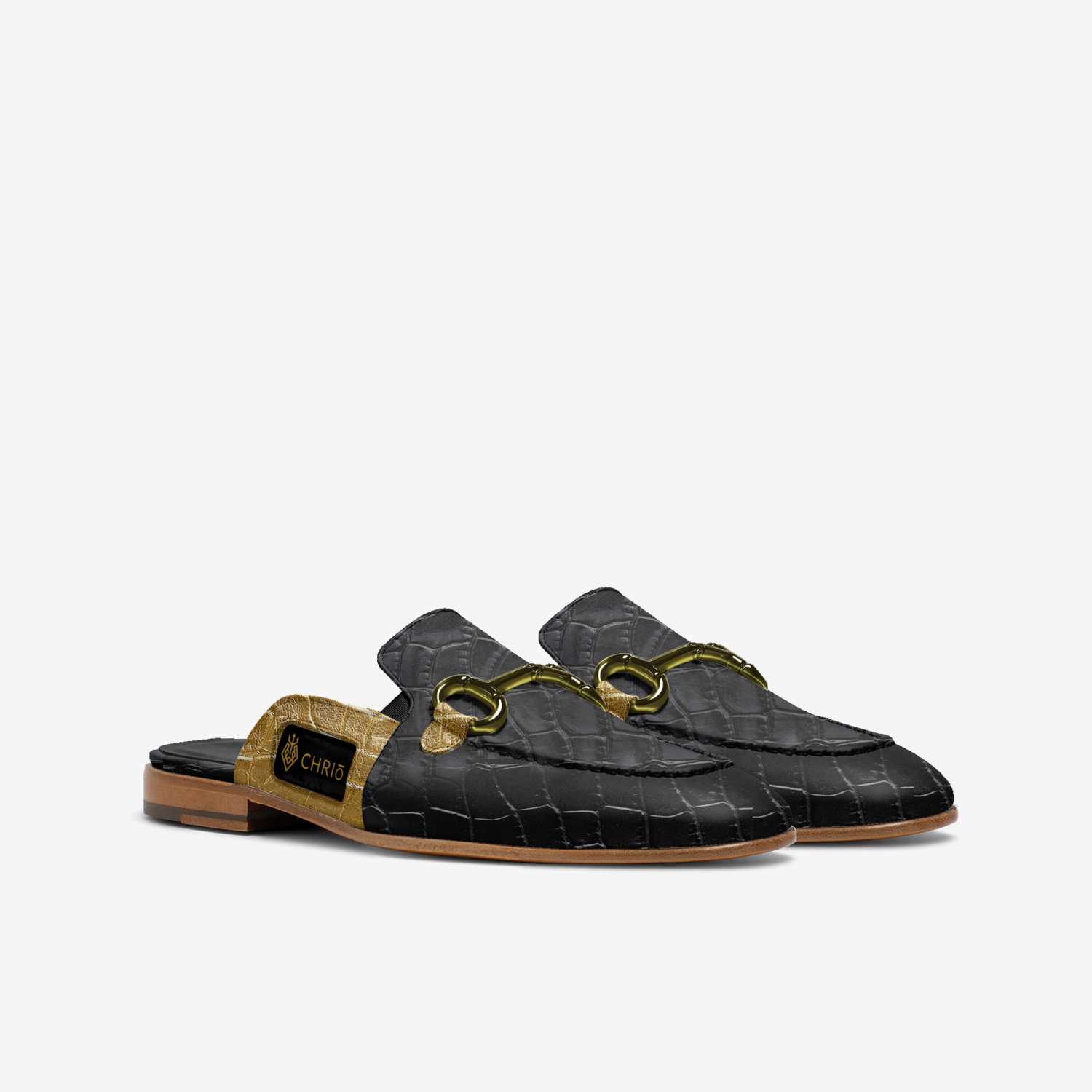 CHRIŌ custom made in Italy shoes by Hakeem Collins | Double view