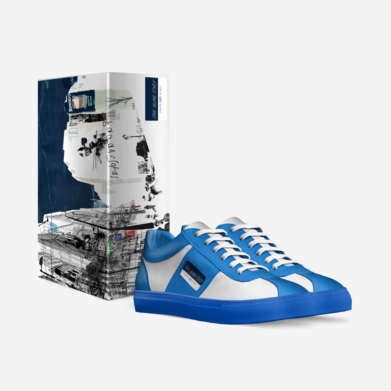 THE BLUE ONES  custom made in Italy shoes by Edward Stewart | Box view