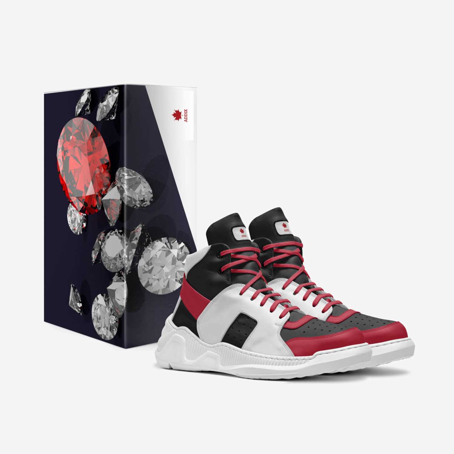 ADDIX custom made in Italy shoes by Arib Whitfield | Box view