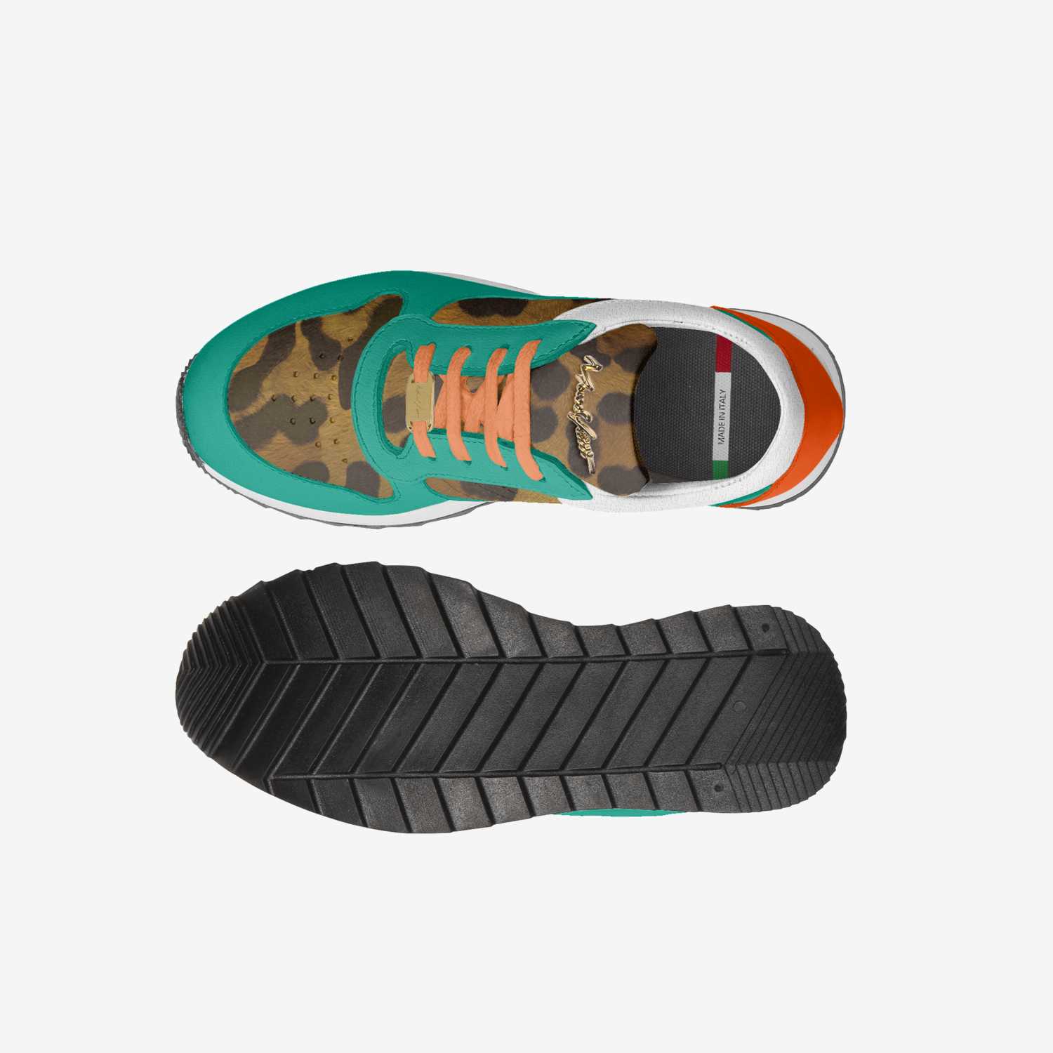 Moneyatti KidLw01 custom made in Italy shoes by Moneyatti Brand | Top view