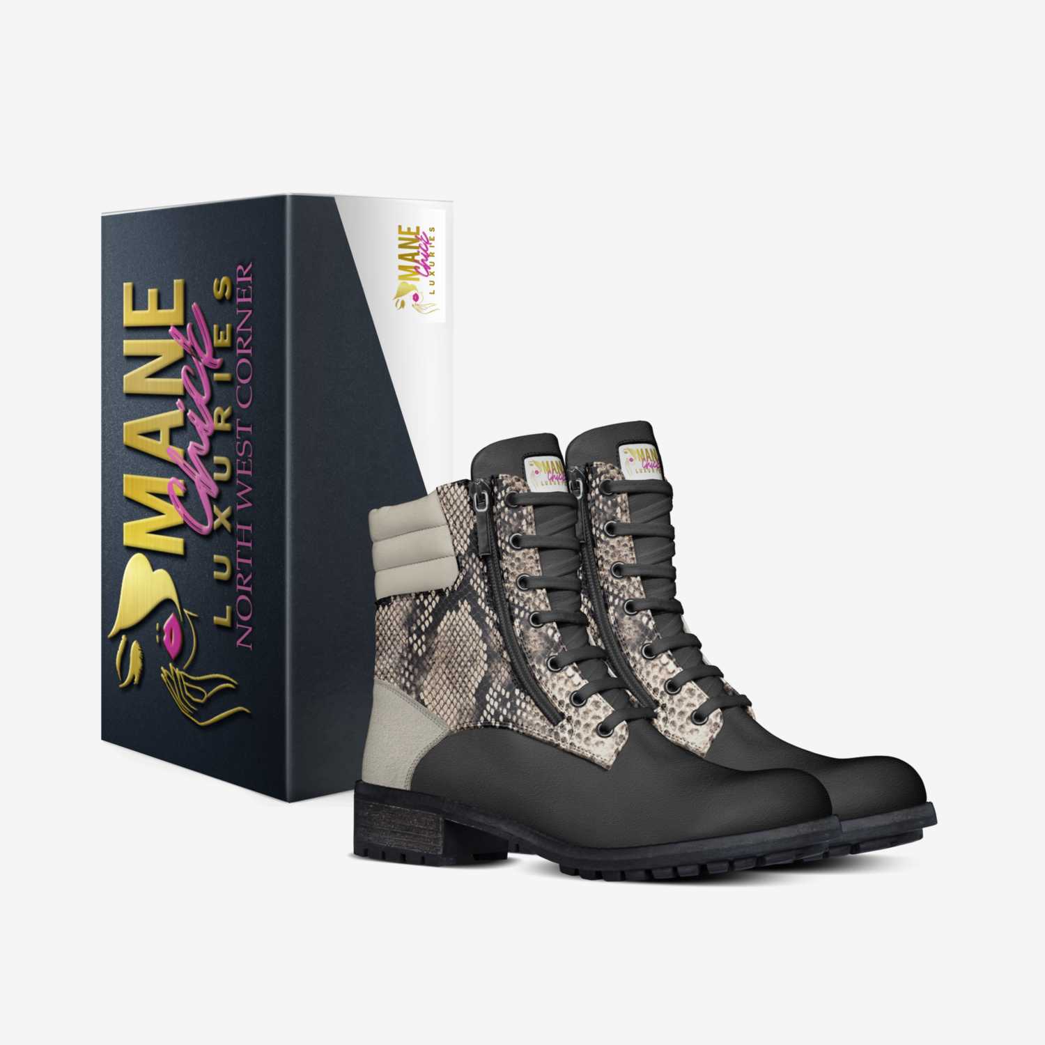 Mane Chick Apostle custom made in Italy shoes by Ansar Muhammad | Box view