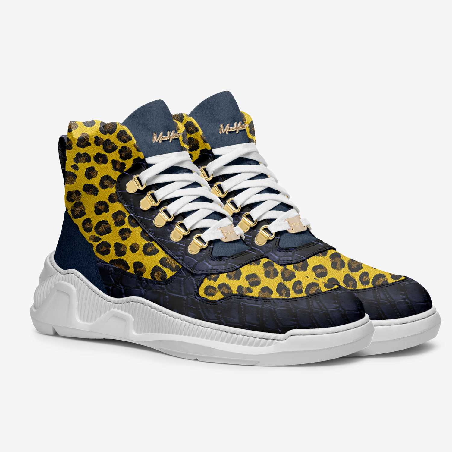 Moneyatti TrapP502 custom made in Italy shoes by Moneyatti Brand | Double view