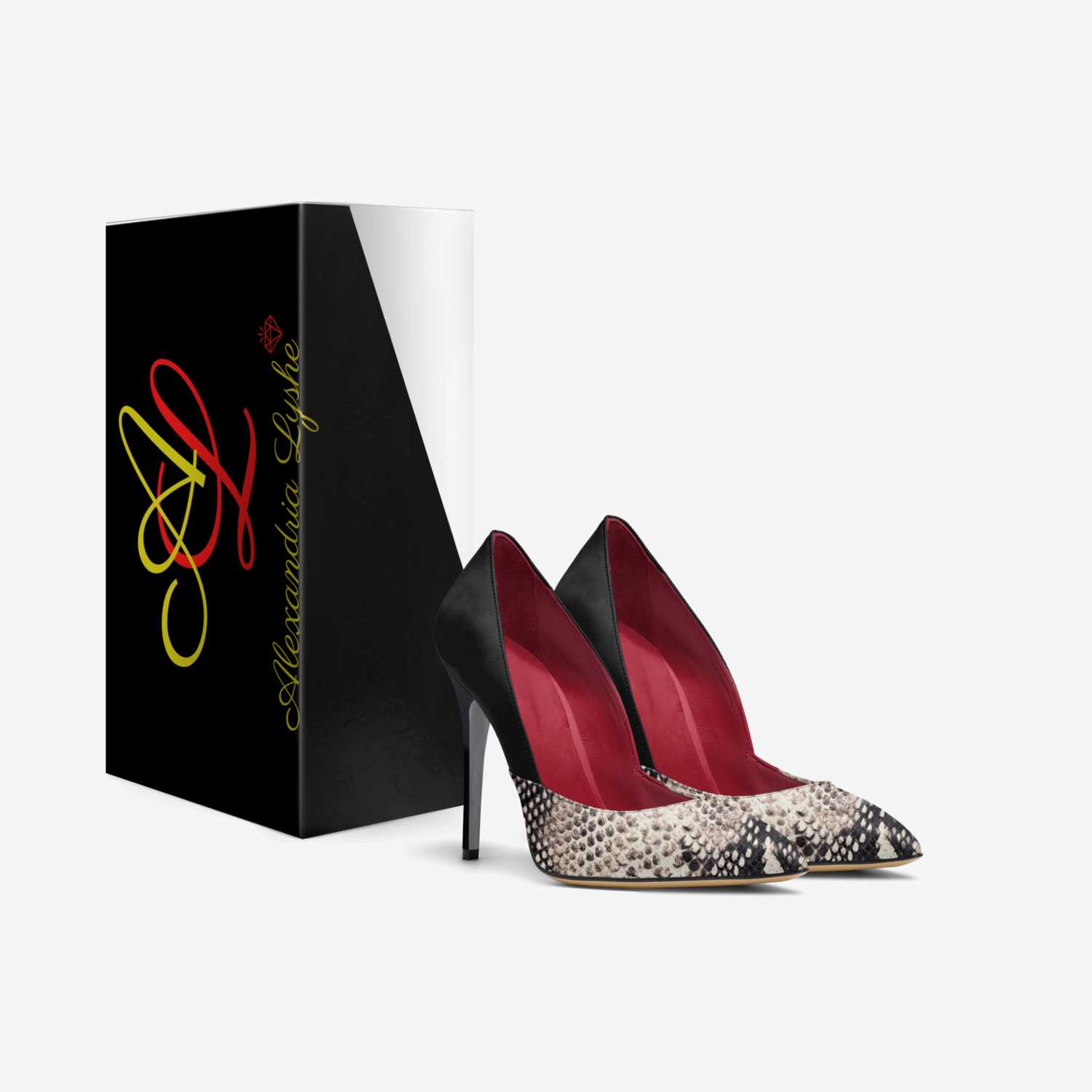 Alexandria Lyshe  custom made in Italy shoes by Treivon Daniels & Lauren Lyshe | Box view