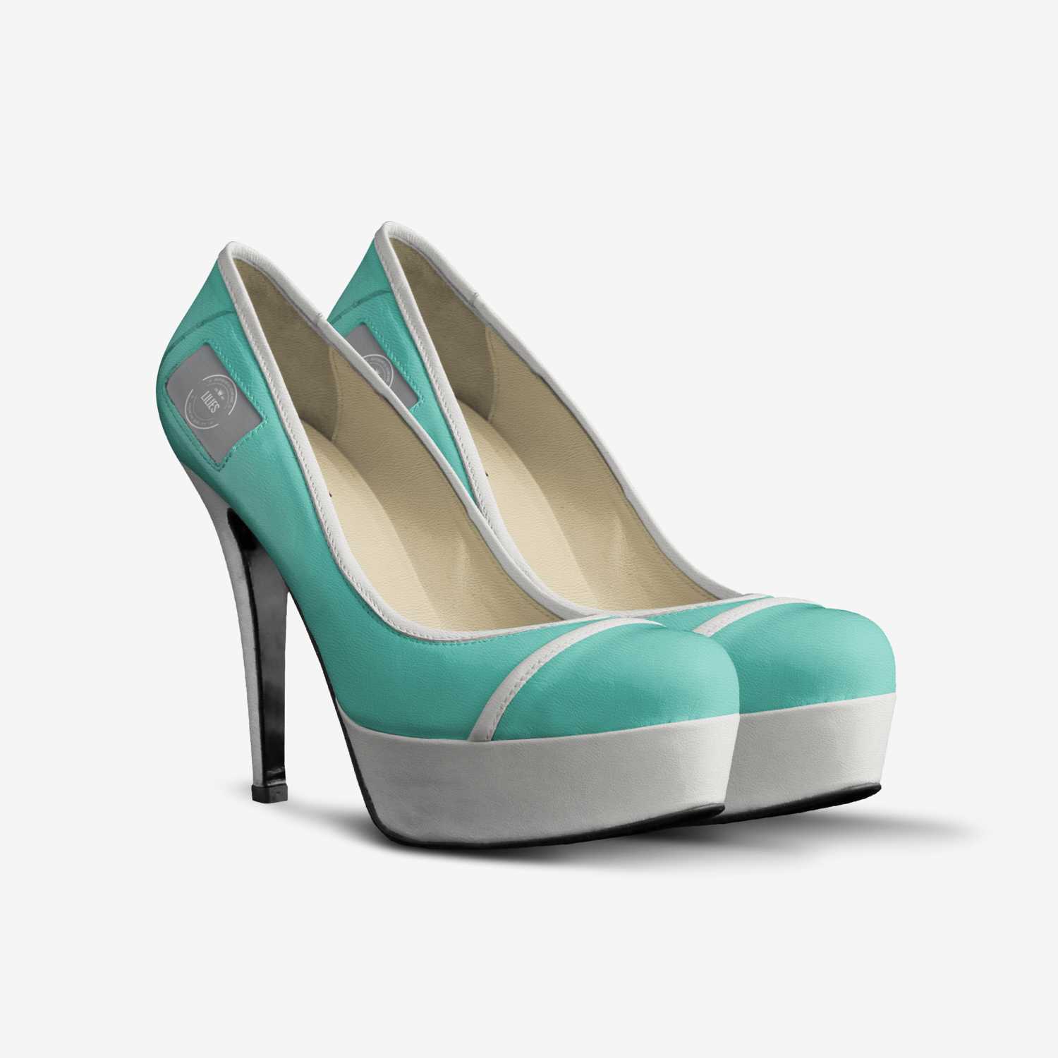 Lilies custom made in Italy shoes by Lili Dlpz | Double view
