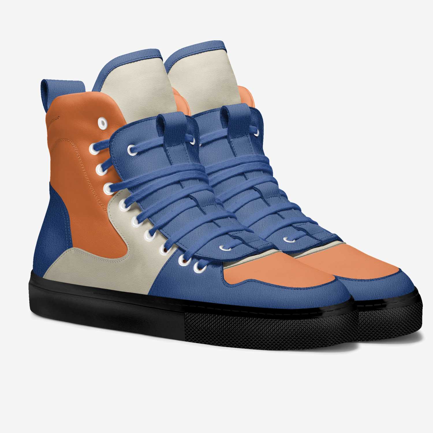 Top Tier Blues custom made in Italy shoes by Jason Super Star | Double view