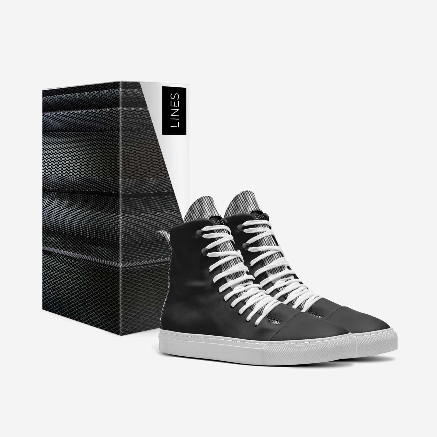 LINES_3 custom made in Italy shoes by Aliveshoes Team | Box view