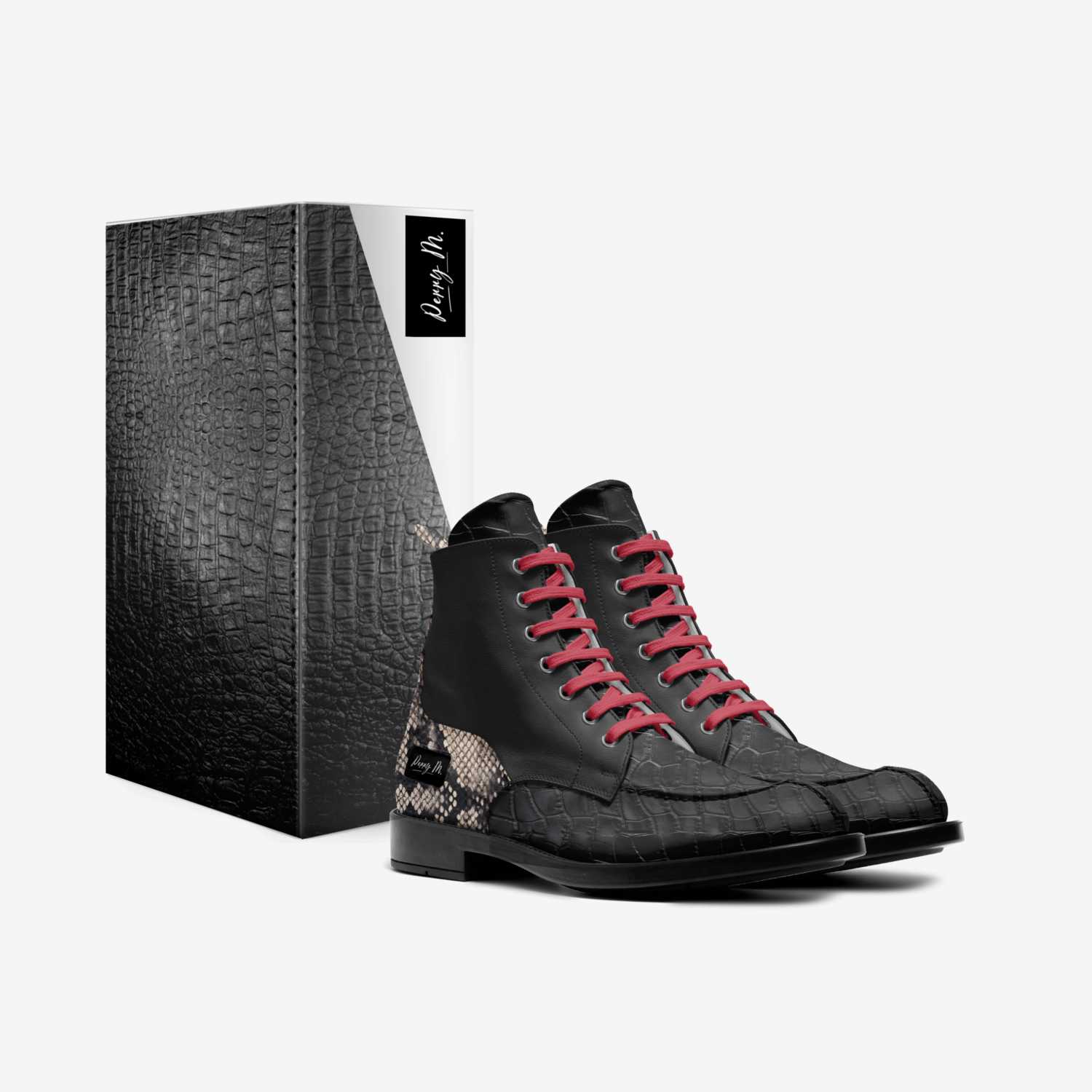 PERRY M_2 custom made in Italy shoes by Aliveshoes Team | Box view