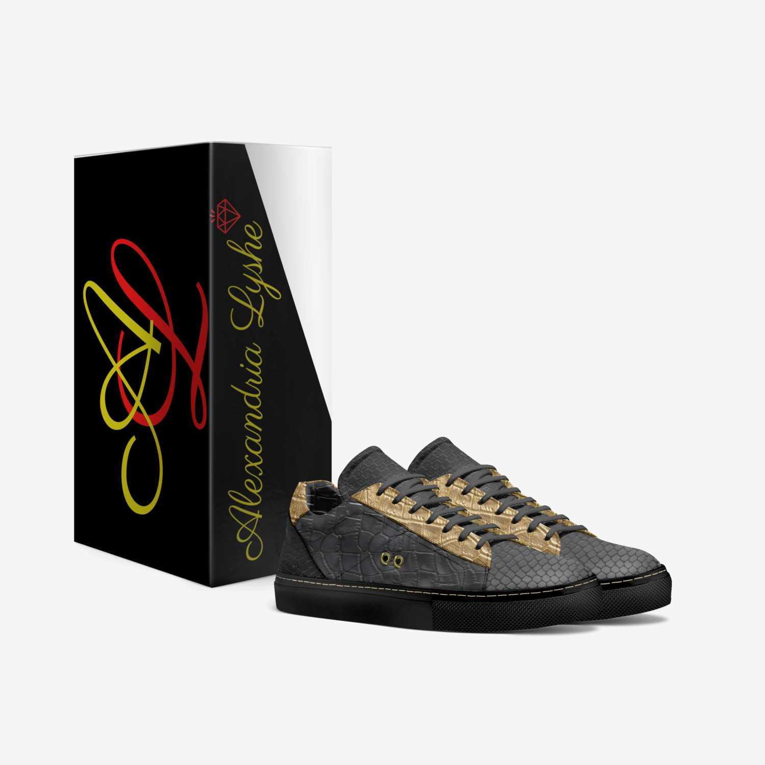 Alexandria Lyshe custom made in Italy shoes by Treivon Daniels & Lauren Lyshe | Box view