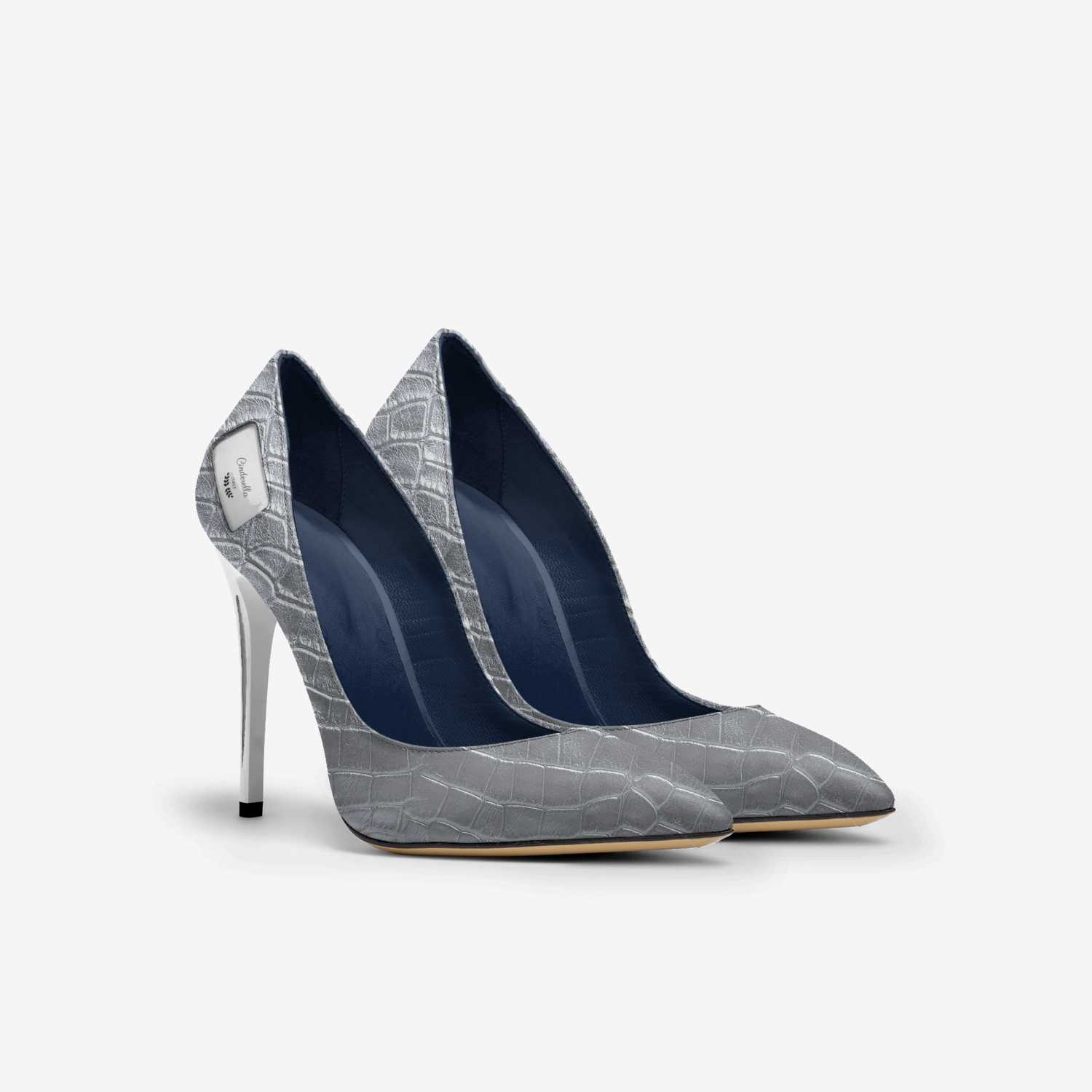 Cinderella custom made in Italy shoes by Gary Edward Allen | Double view