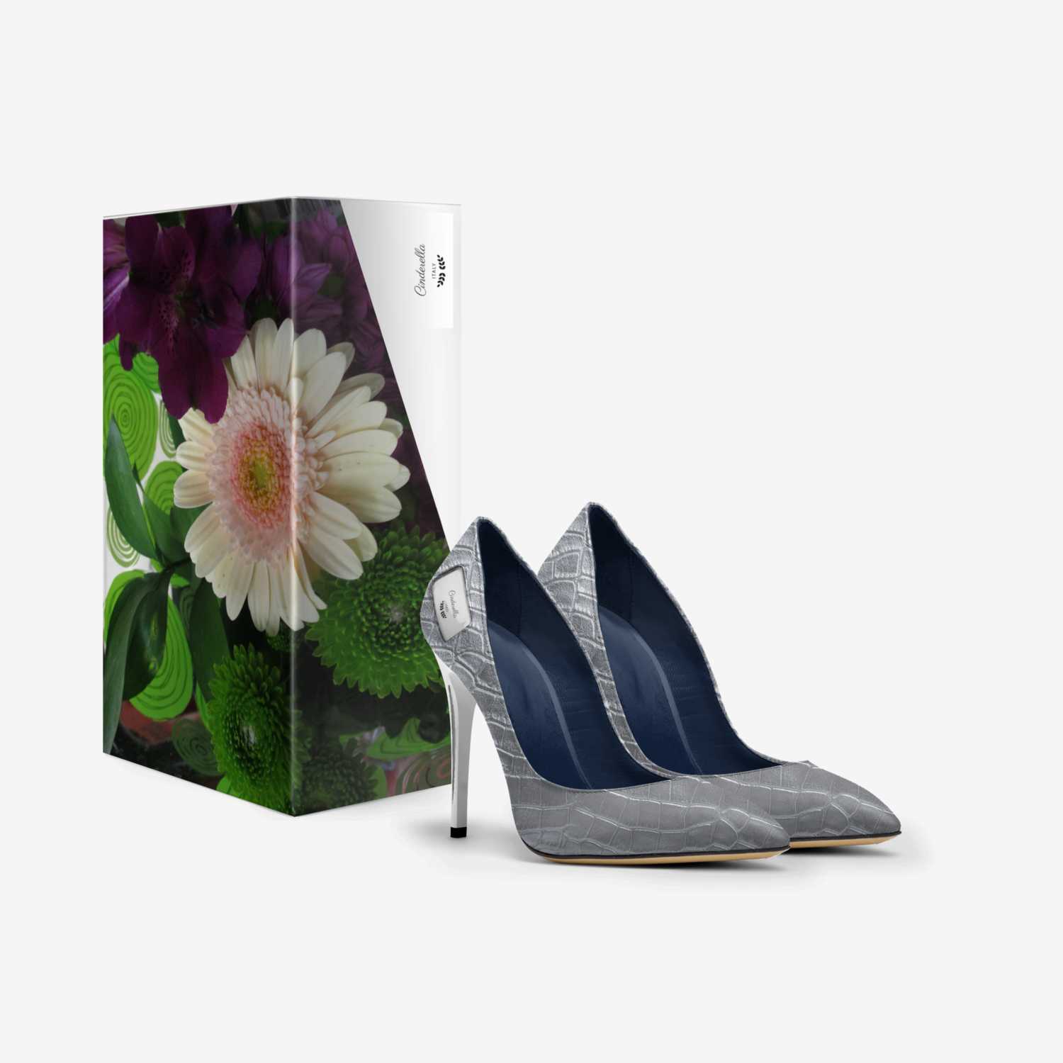 Cinderella custom made in Italy shoes by Gary Edward Allen | Box view