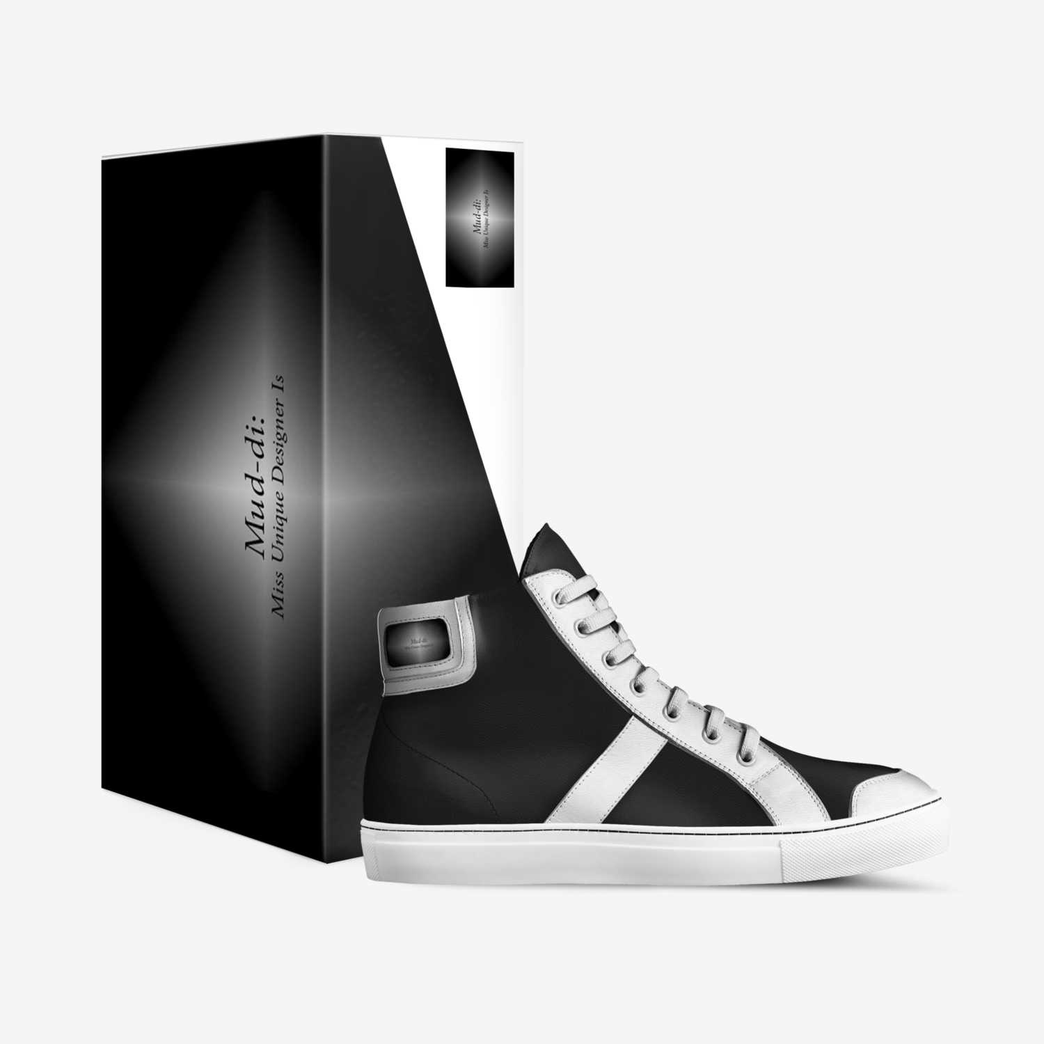 Mud-di custom made in Italy shoes by Mud-di: Miss Unique Designer Is | Box view